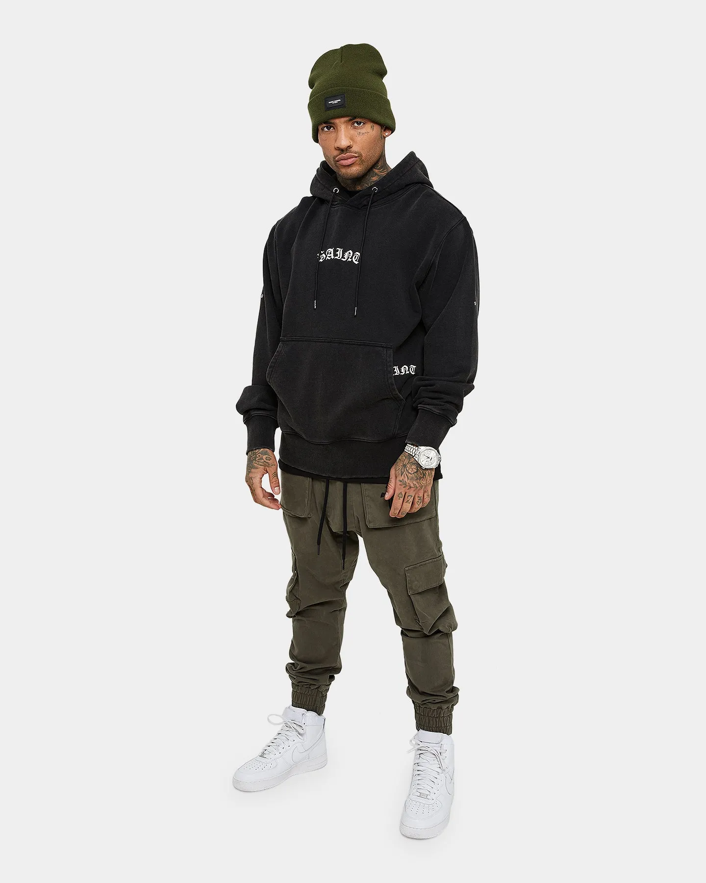 Saint Morta Day Of The Dead Hoodie Vintage Black Performance Outerwear students