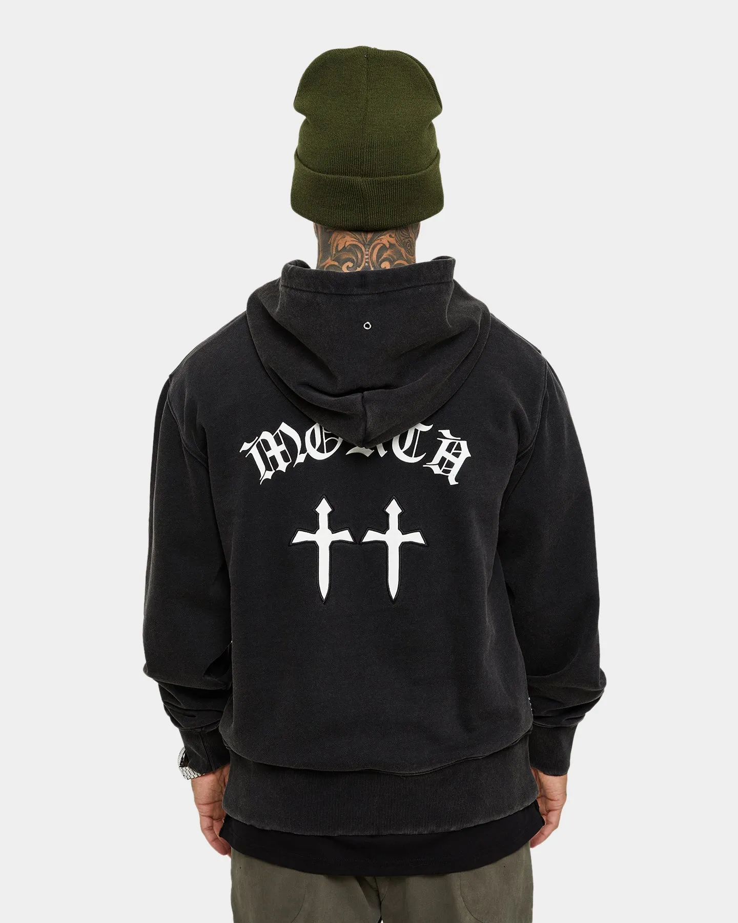 Saint Morta Day Of The Dead Hoodie Vintage Black Poise Relax