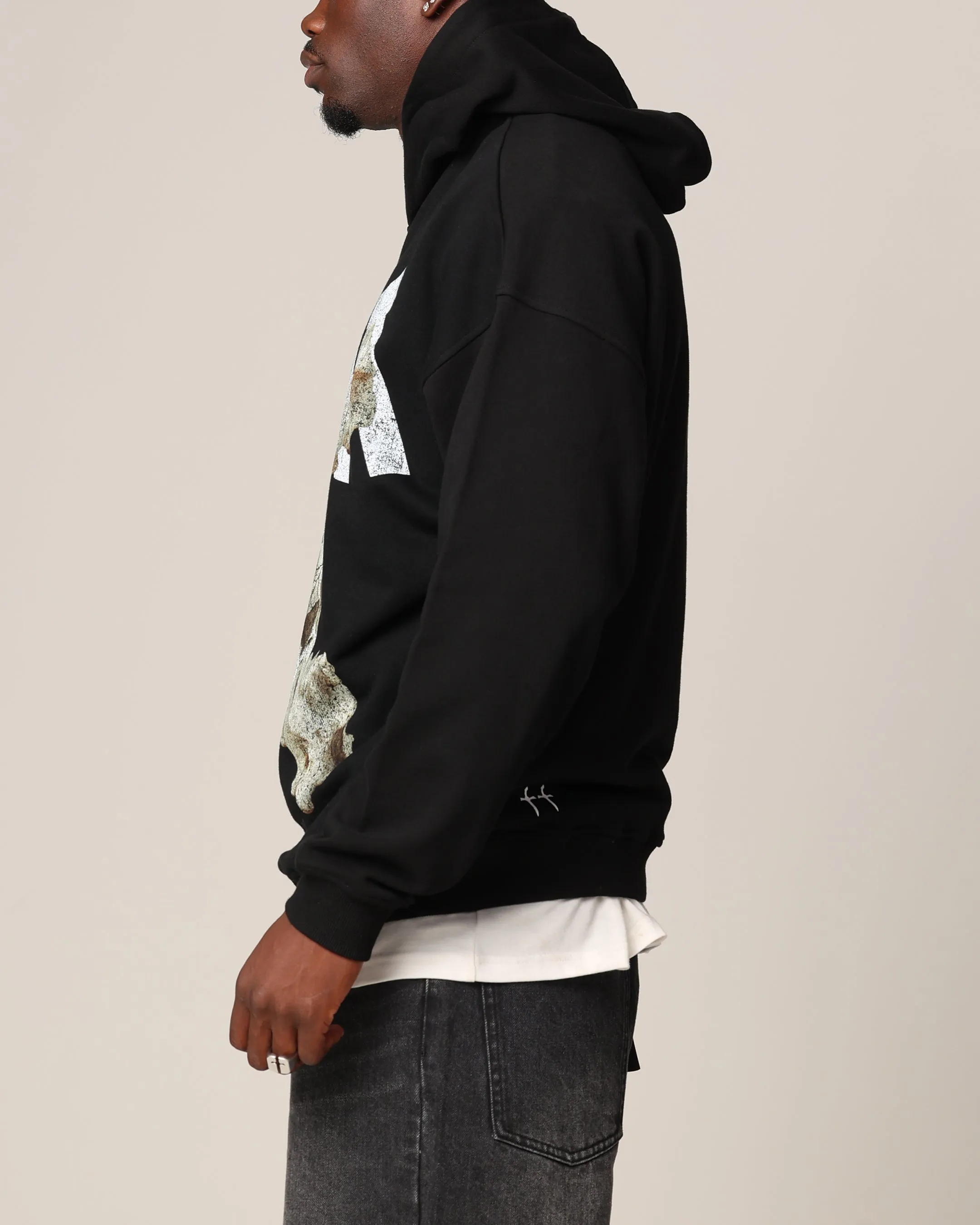 Saint Morta Dead Coffin Club Hoodie Black Seamless Integration