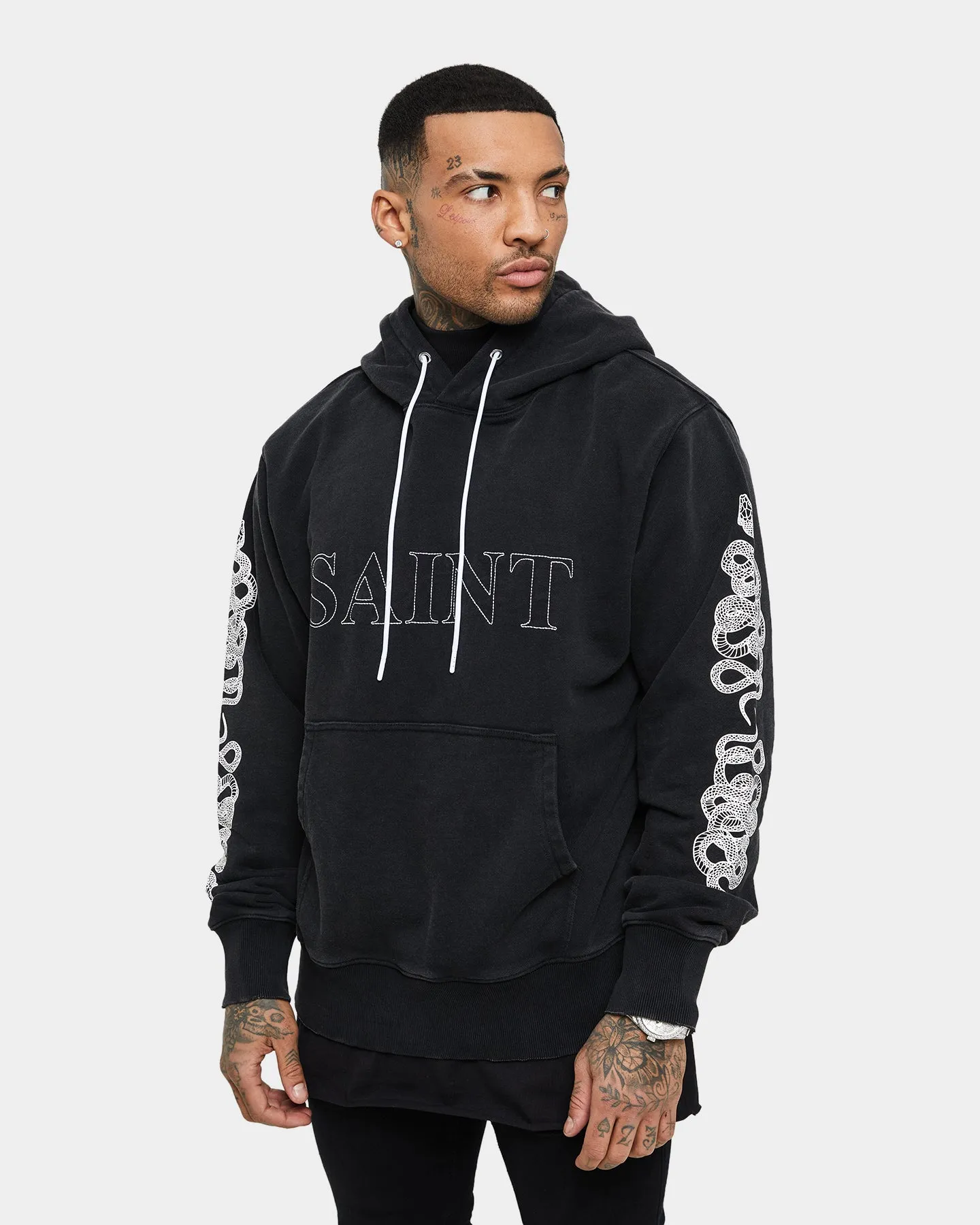 Saint Morta Death Adder Hoodie Black Weekend Comfort Merchandise
