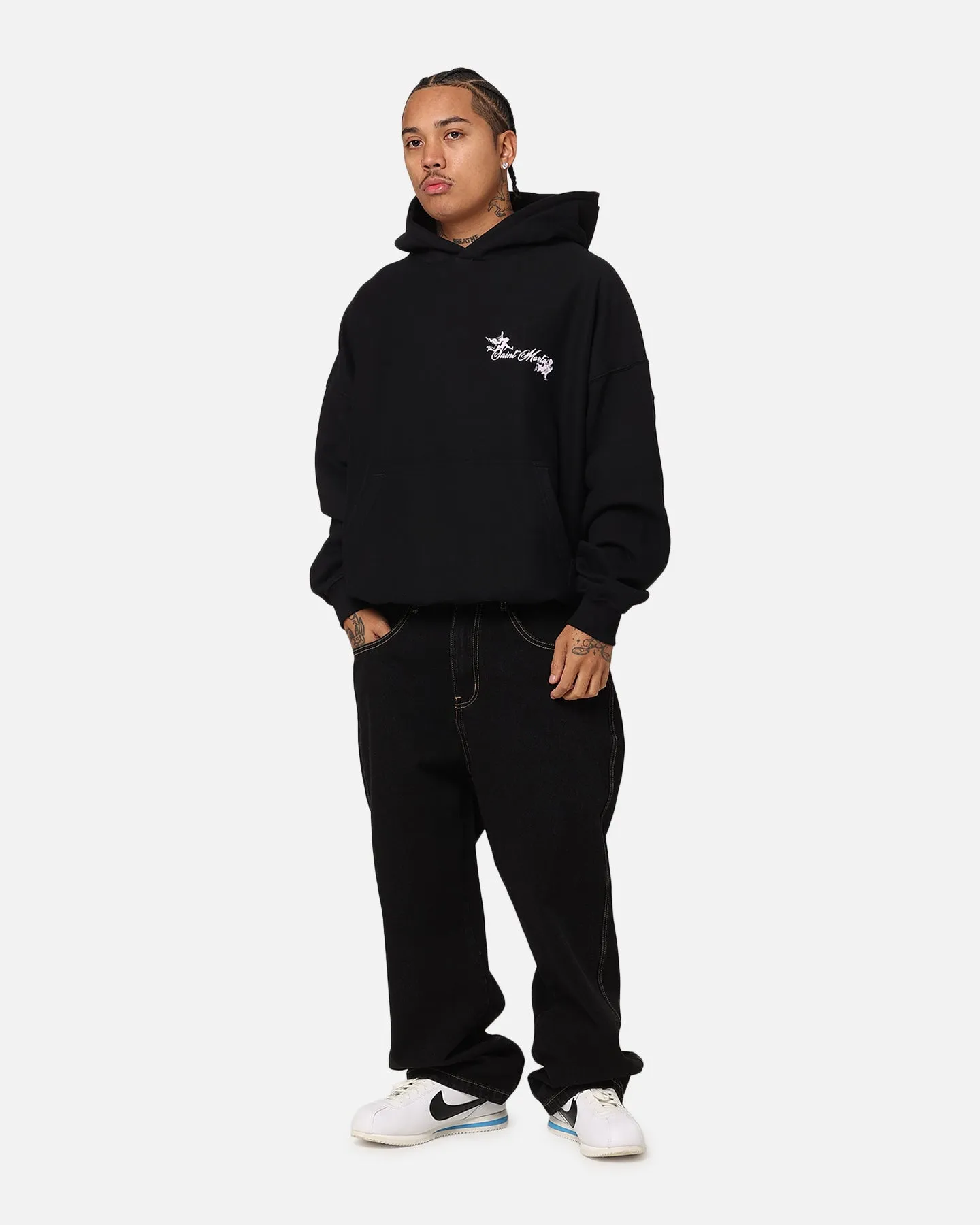 hat Saint Morta Divine Living Hoodie Black