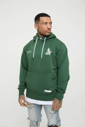 Secure HemLock Adjustment System Saint Morta Doves Vintage Hoodie Aged Forest