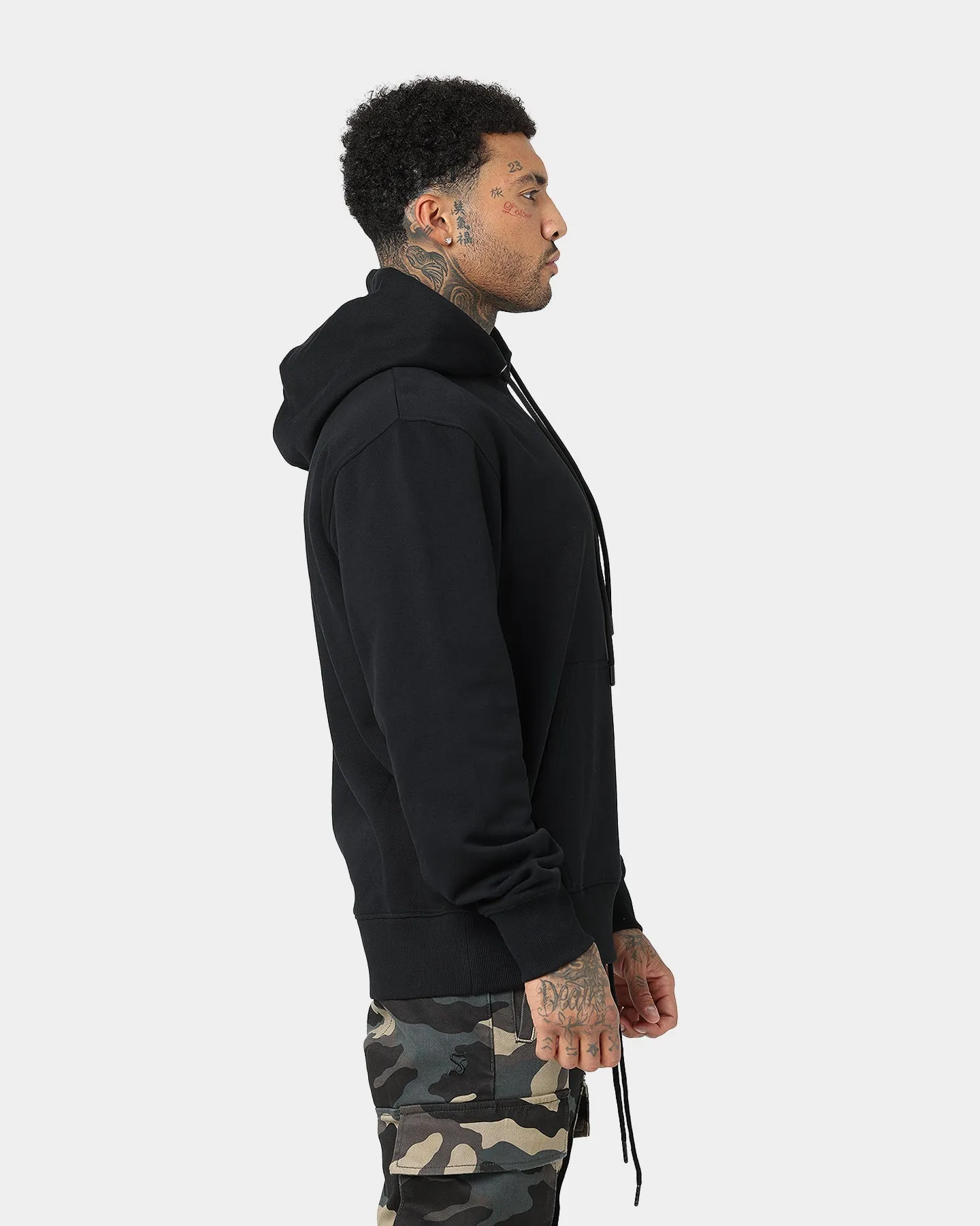 Saint Morta Edition Hoodie Black Compression Fold Design watch