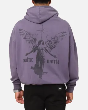 Multi Pocket Design Ventilated Back Saint Morta Ethereal Hoodie Purple