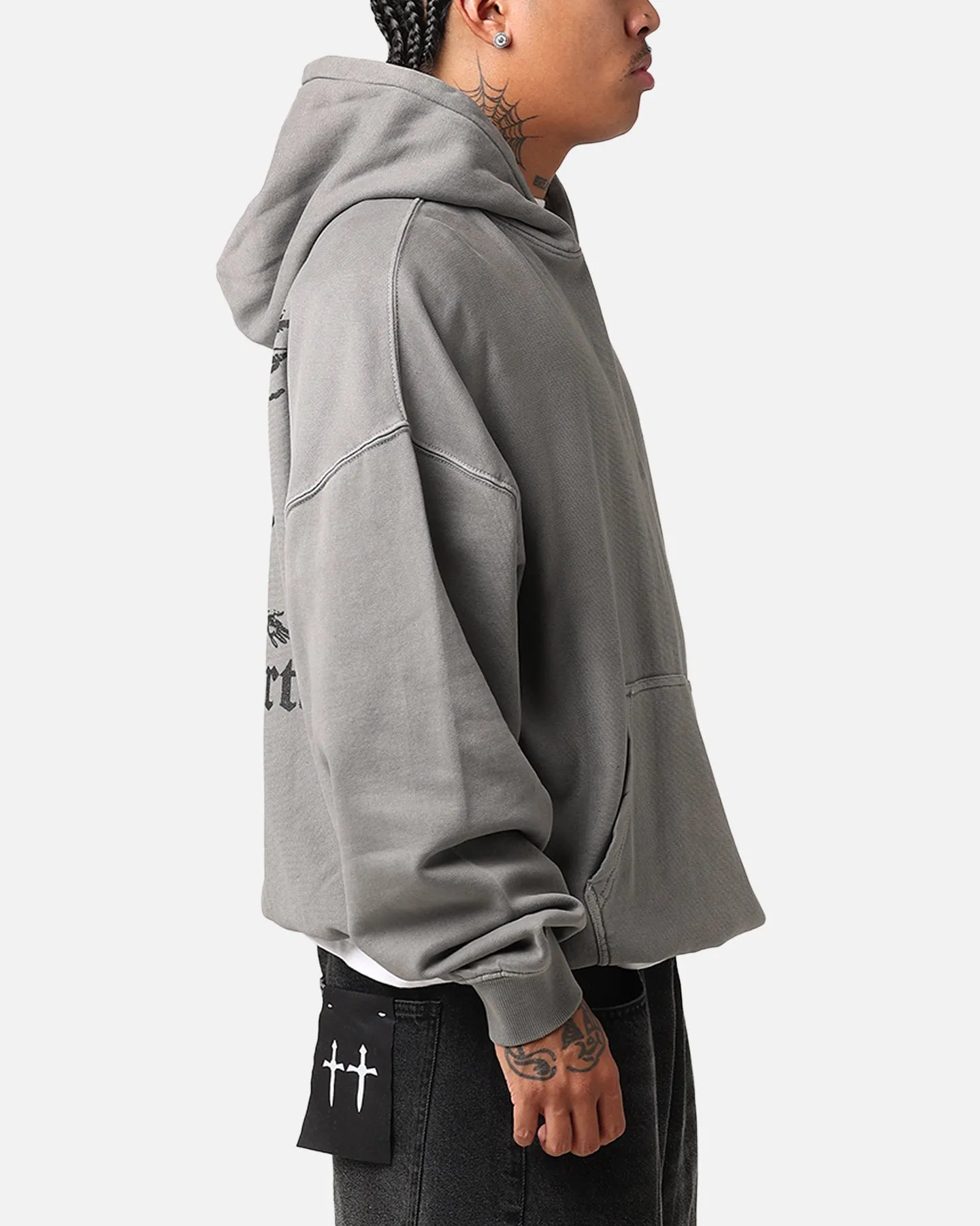 Celebrate Elastic Cuff Mechanism Saint Morta Ethereal Hoodie Washed Charcoal