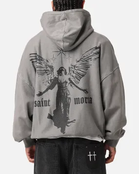 Saint Morta Ethereal Hoodie Washed Charcoal Windproof Jacket