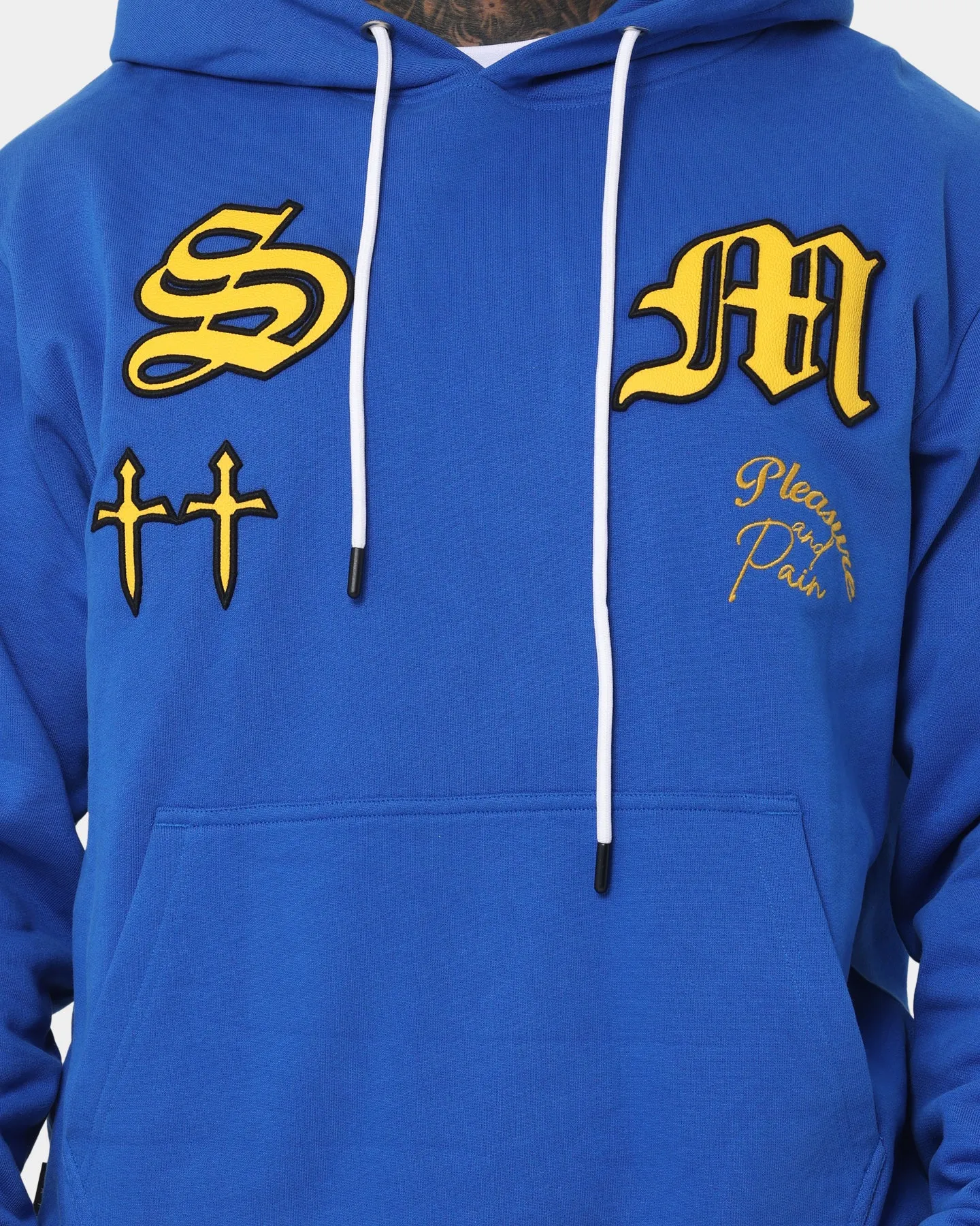 Saint Morta Graveyard Hoodie Royal/Black/Gold Perfection