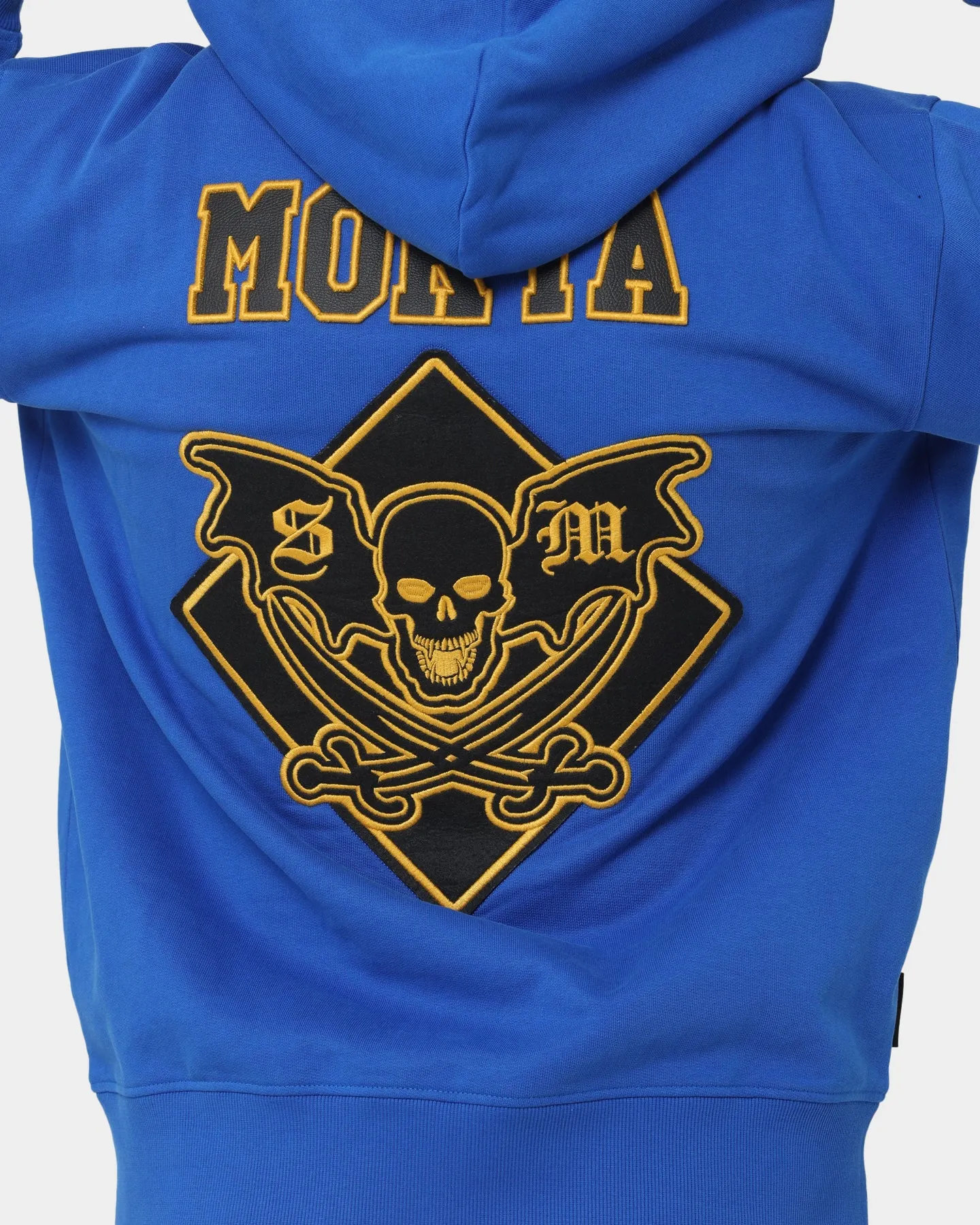 Perfection Cap Saint Morta Graveyard Hoodie Royal/Black/Gold