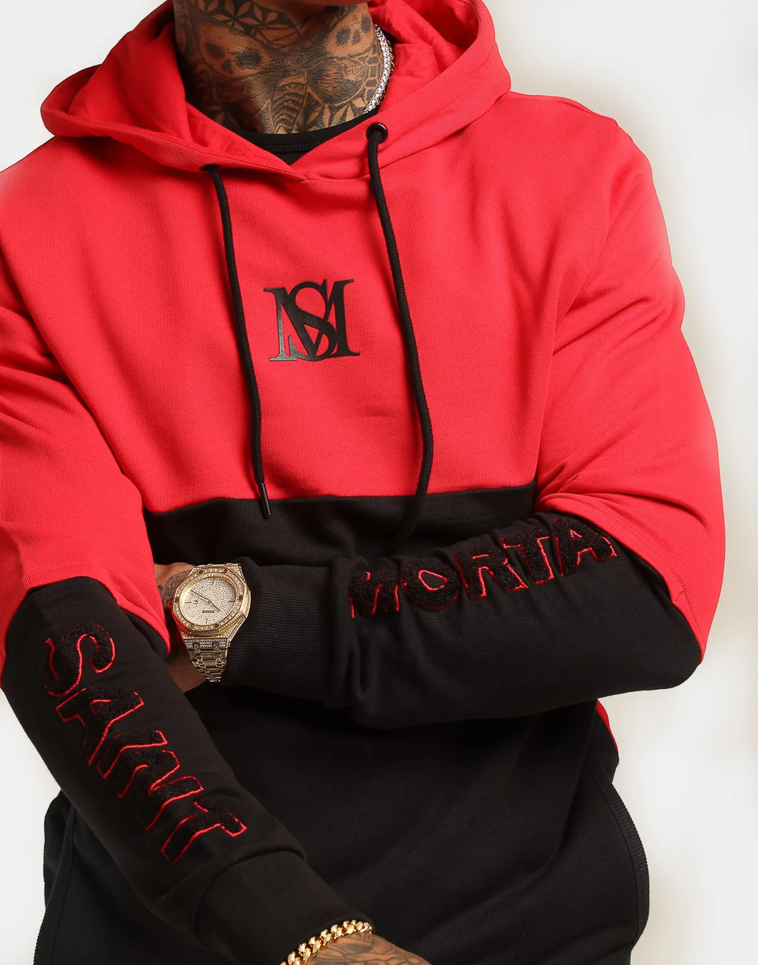 birthday celebration Saint Morta Justice New Age Hoody V2 Red/Black