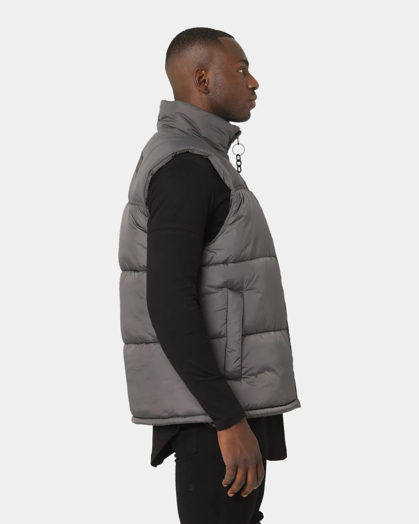 AbrasionResistant Saint Morta Kingdom Puffer Vest Dark Grey