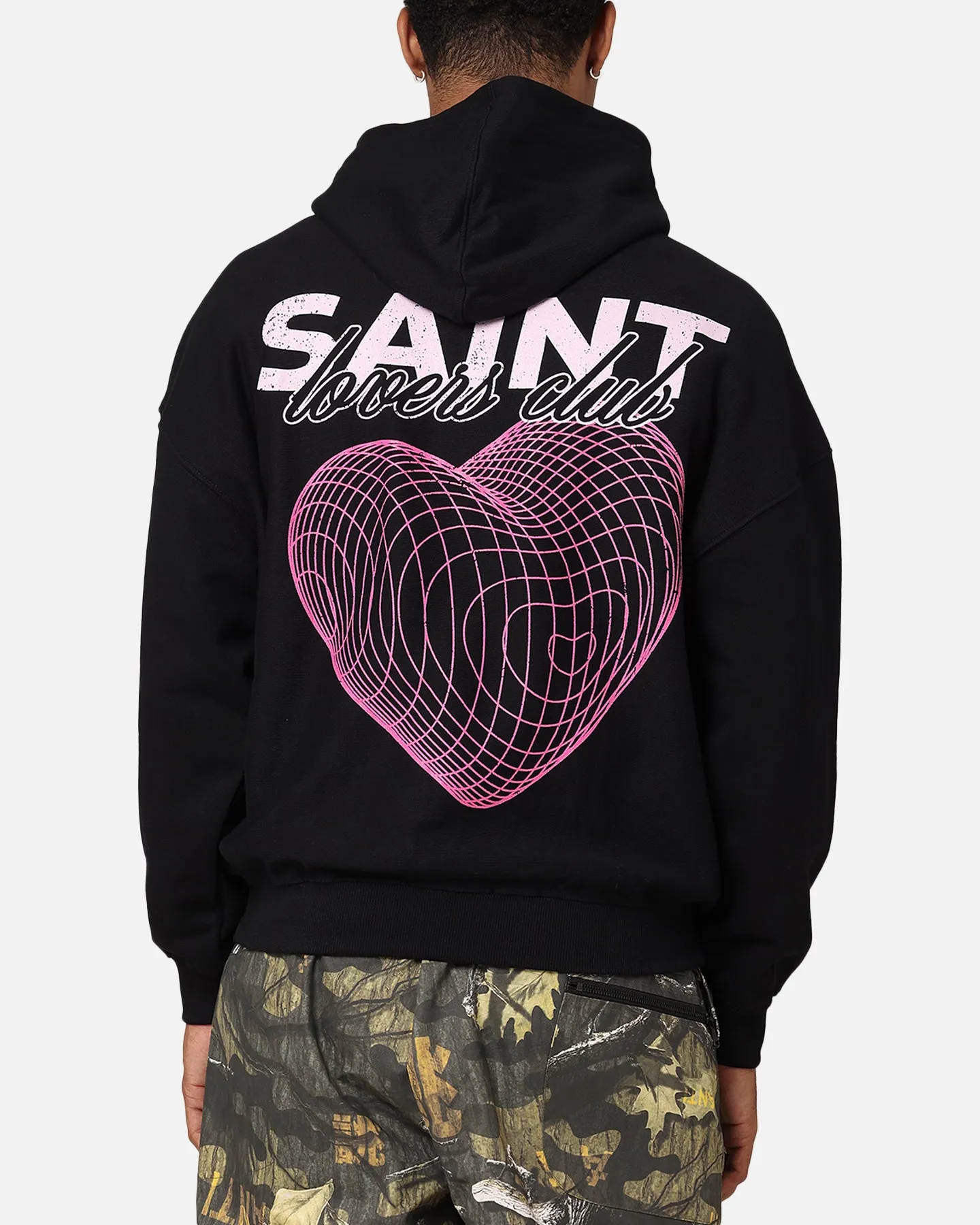 Saint Morta Lovers Club Hoodie Black Flexible Shell Neutral Style