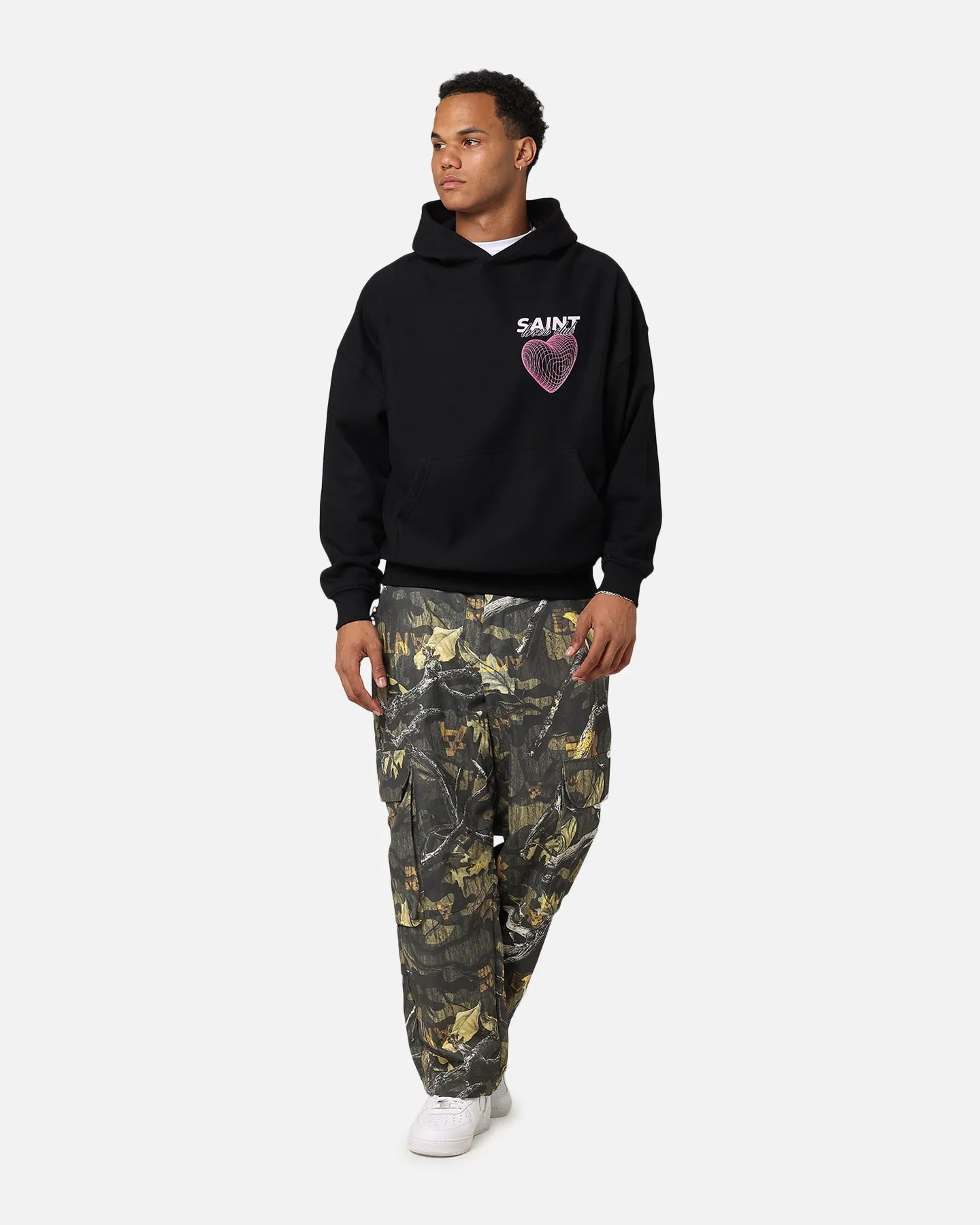 Saint Morta Lovers Club Hoodie Black Box WindproofConstruction