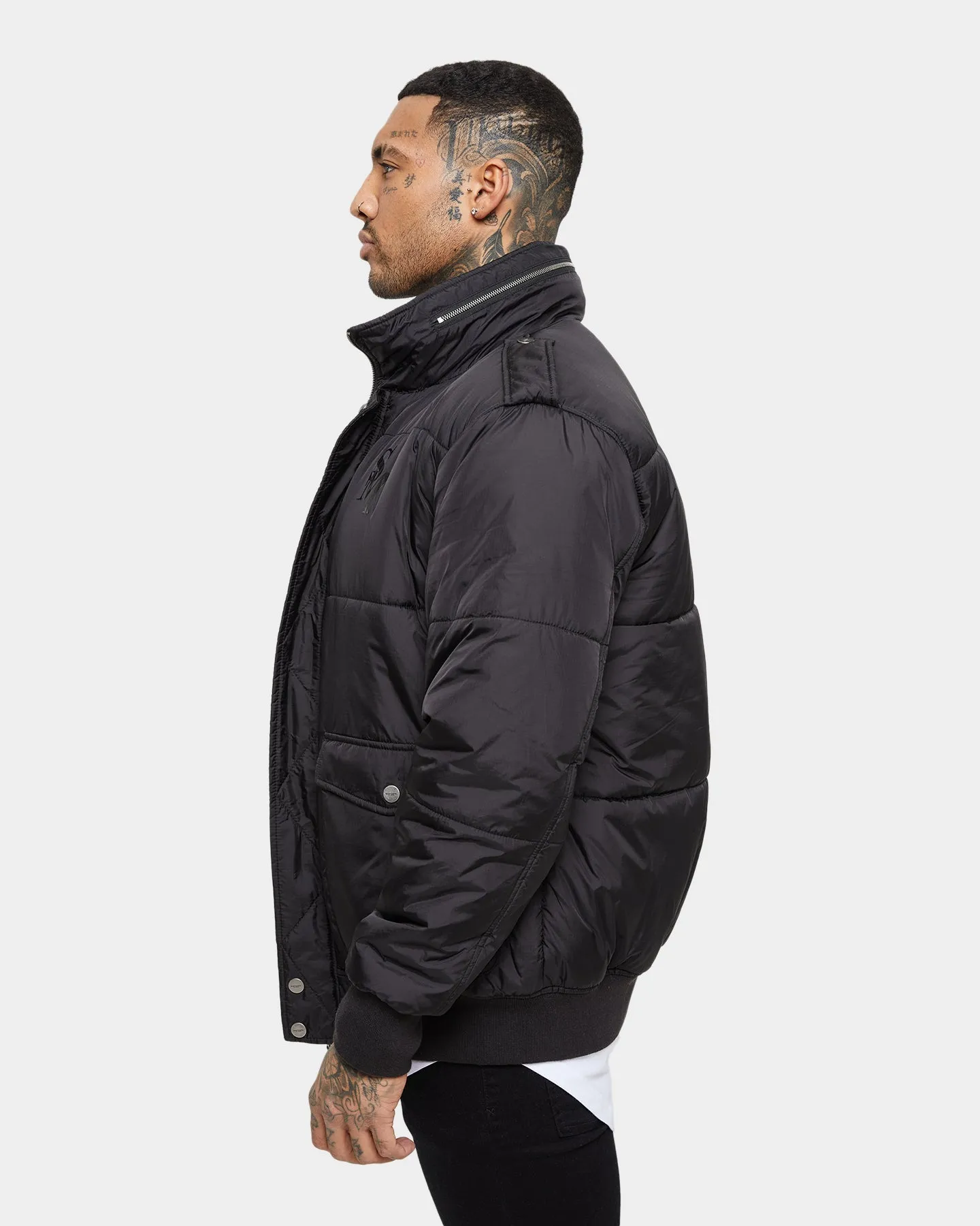 muted shades Daily Utility Saint Morta Maverick Puffer Jacket Black