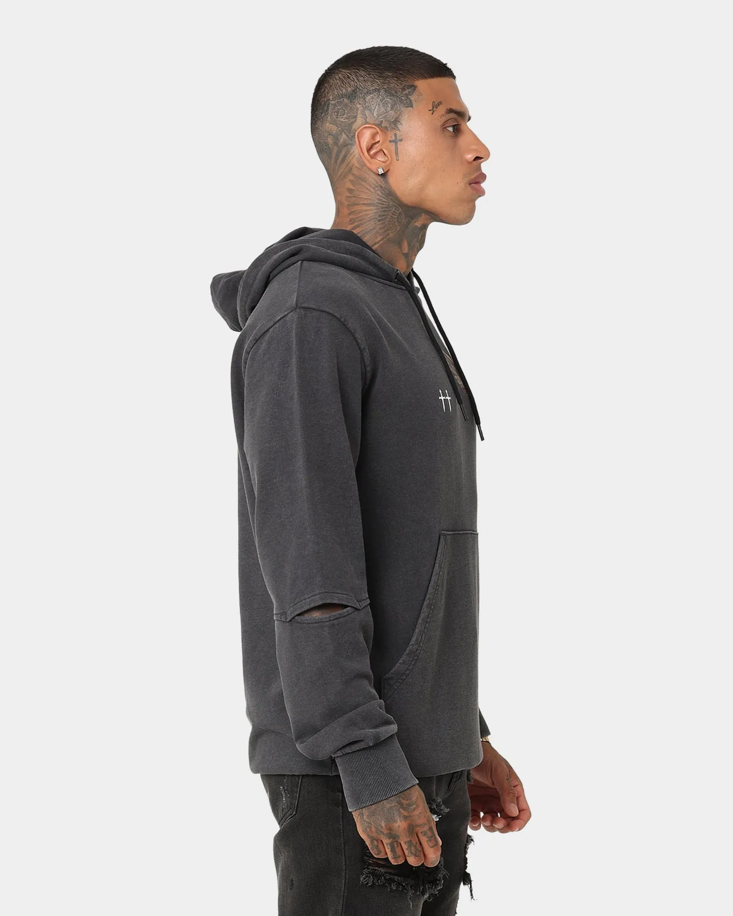 Outerwear evening Saint Morta Momento Mori New Age Hoodie Vintage Black