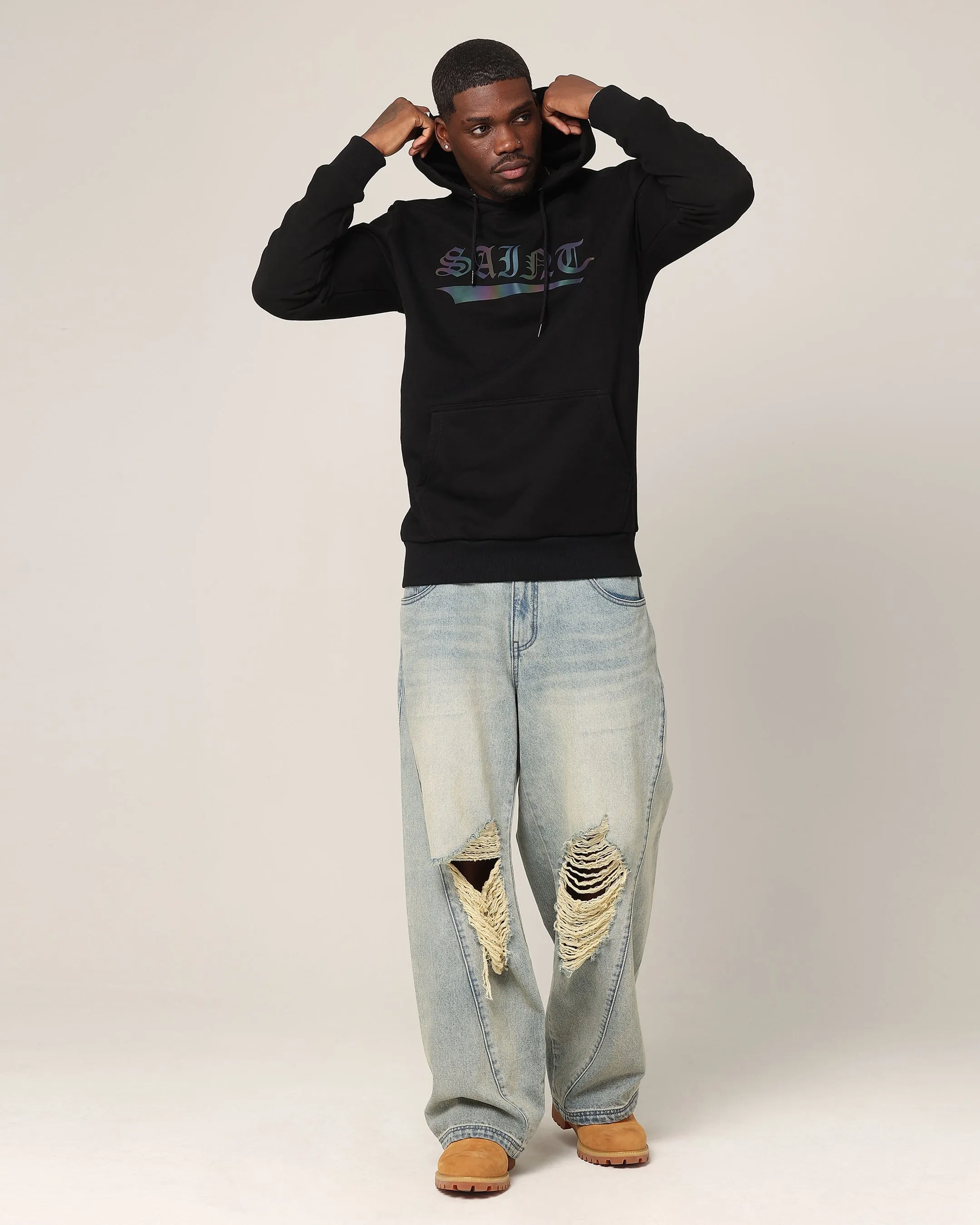 Saint Morta New Age Chroma Hoodie Black/3M Base Layer