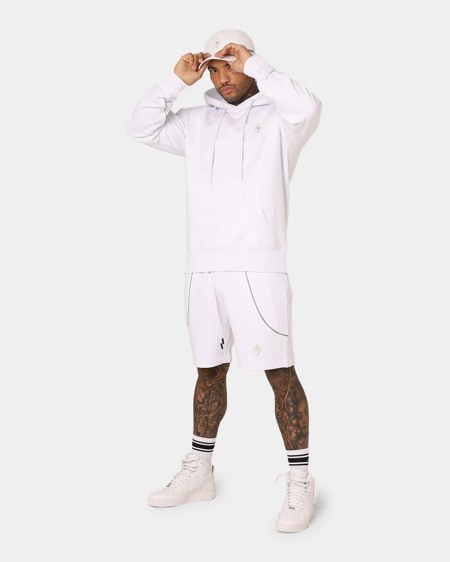 Saint Morta Polaris Hoodie White/3M Layer Option