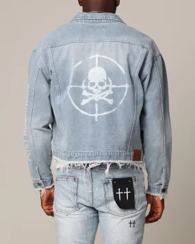 Saint Morta Post Humanous Denim Jacket Blue Wash Develop