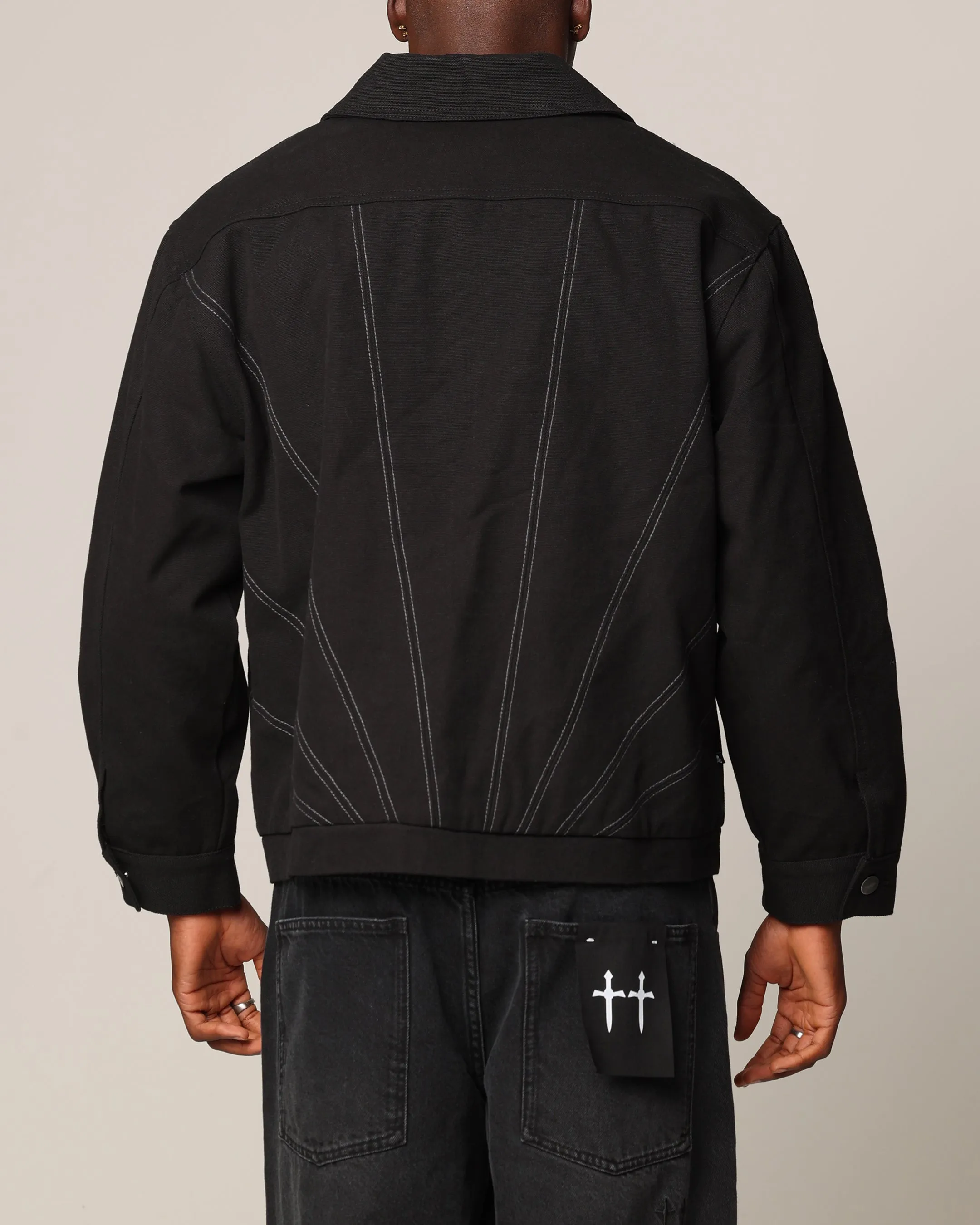 Avoid Saint Morta Rising Sun Work Jacket Black