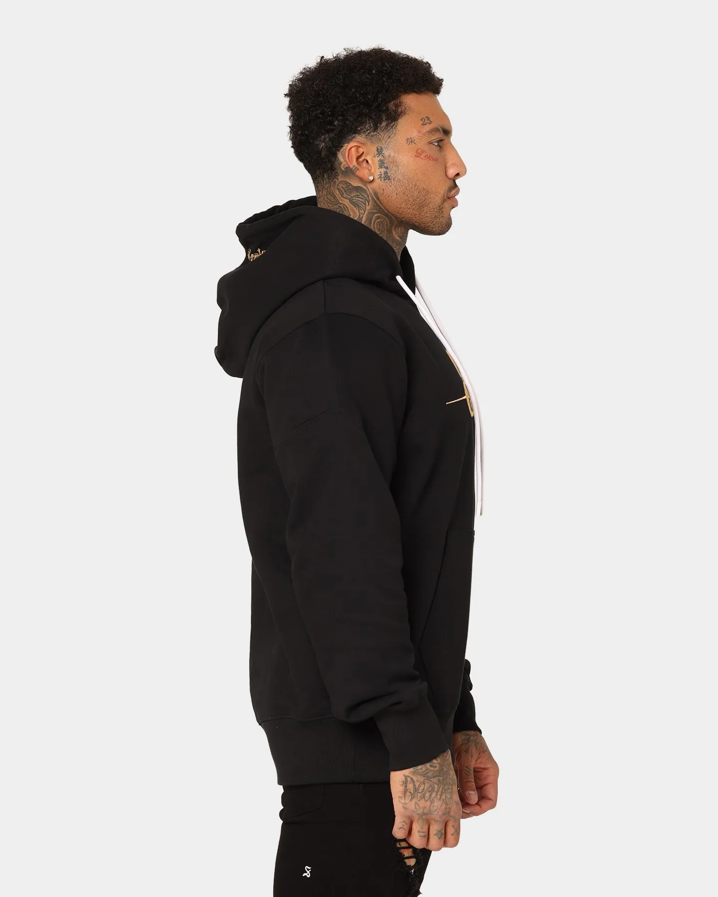 Warm Thinsulate Refresh Saint Morta Saviour Hoodie Black/Gold