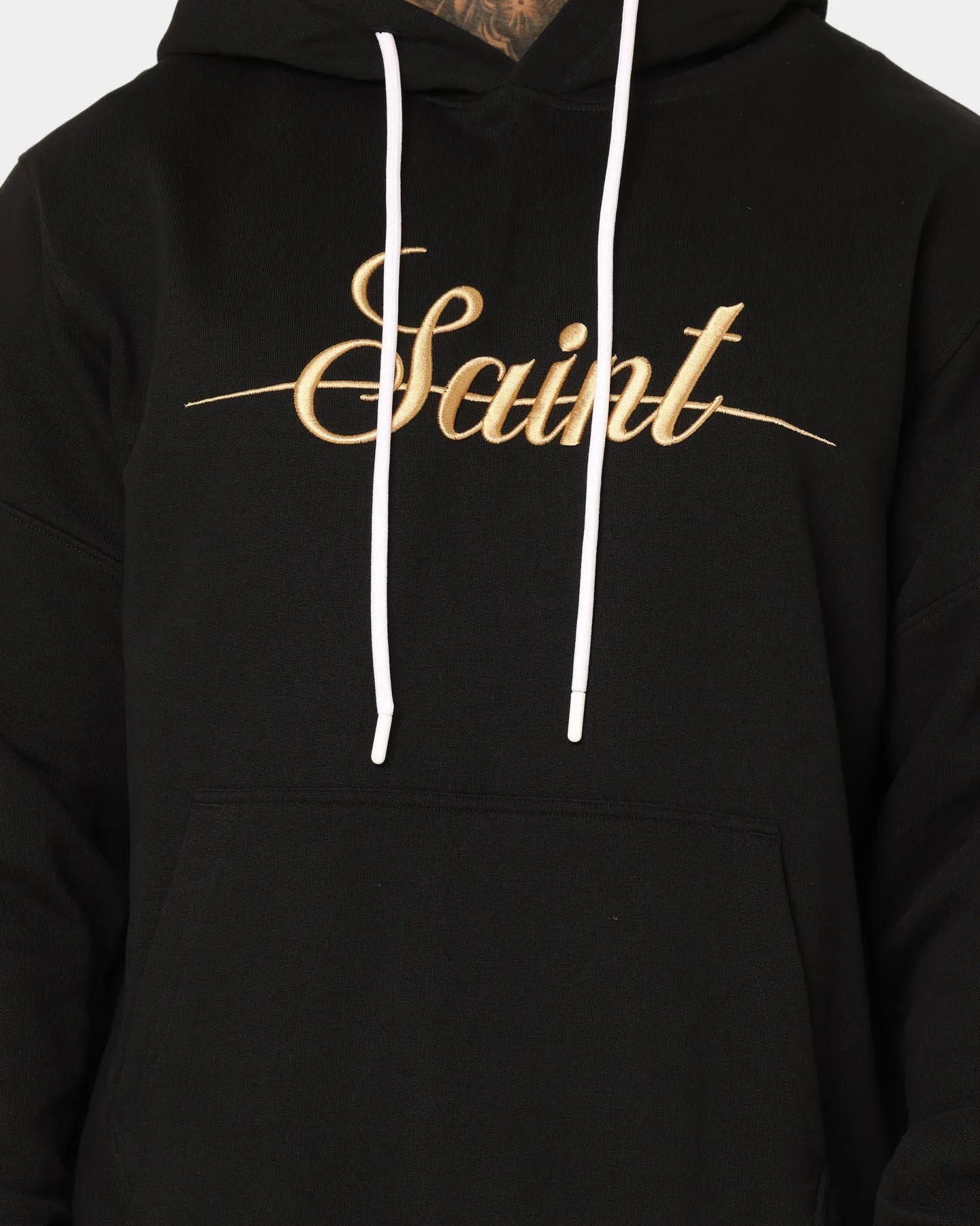 Saint Morta Saviour Hoodie Black/Gold Flexible Zipper System kids'