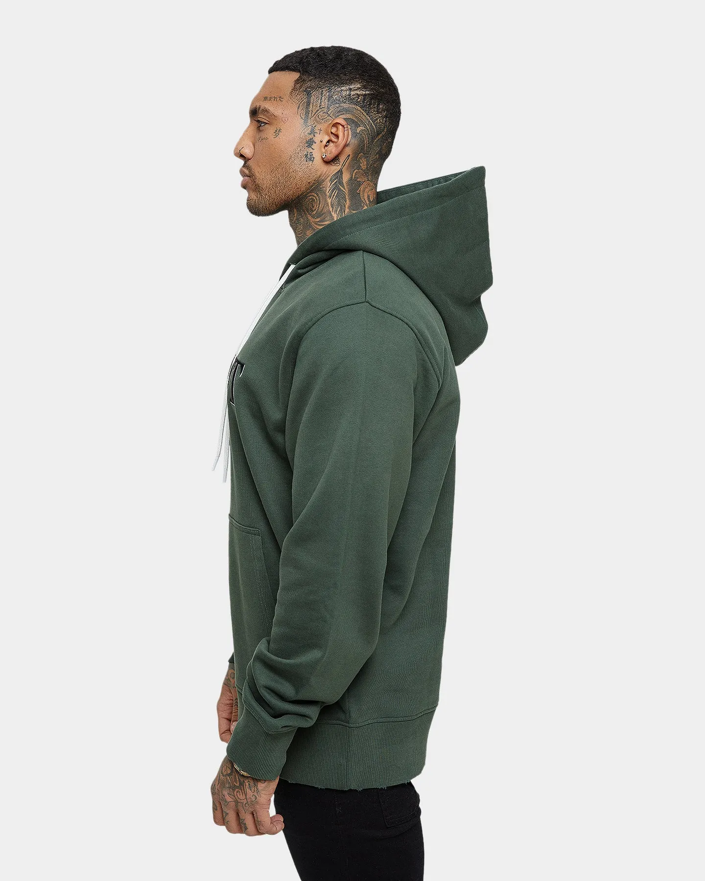 Saint Morta Society Hoodie Dark Green NoiseFreeMaterial Refresh