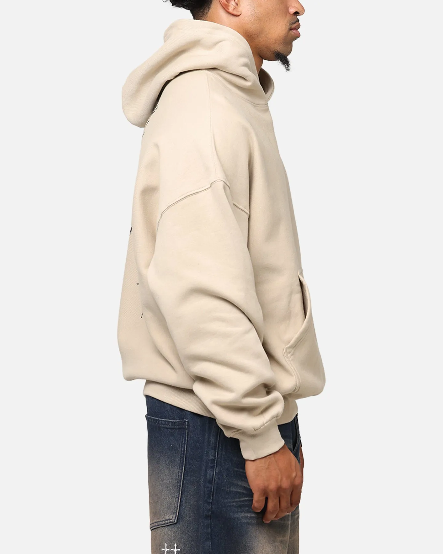 Saint Morta St Valentines Boxy Hoodie Stone Trust