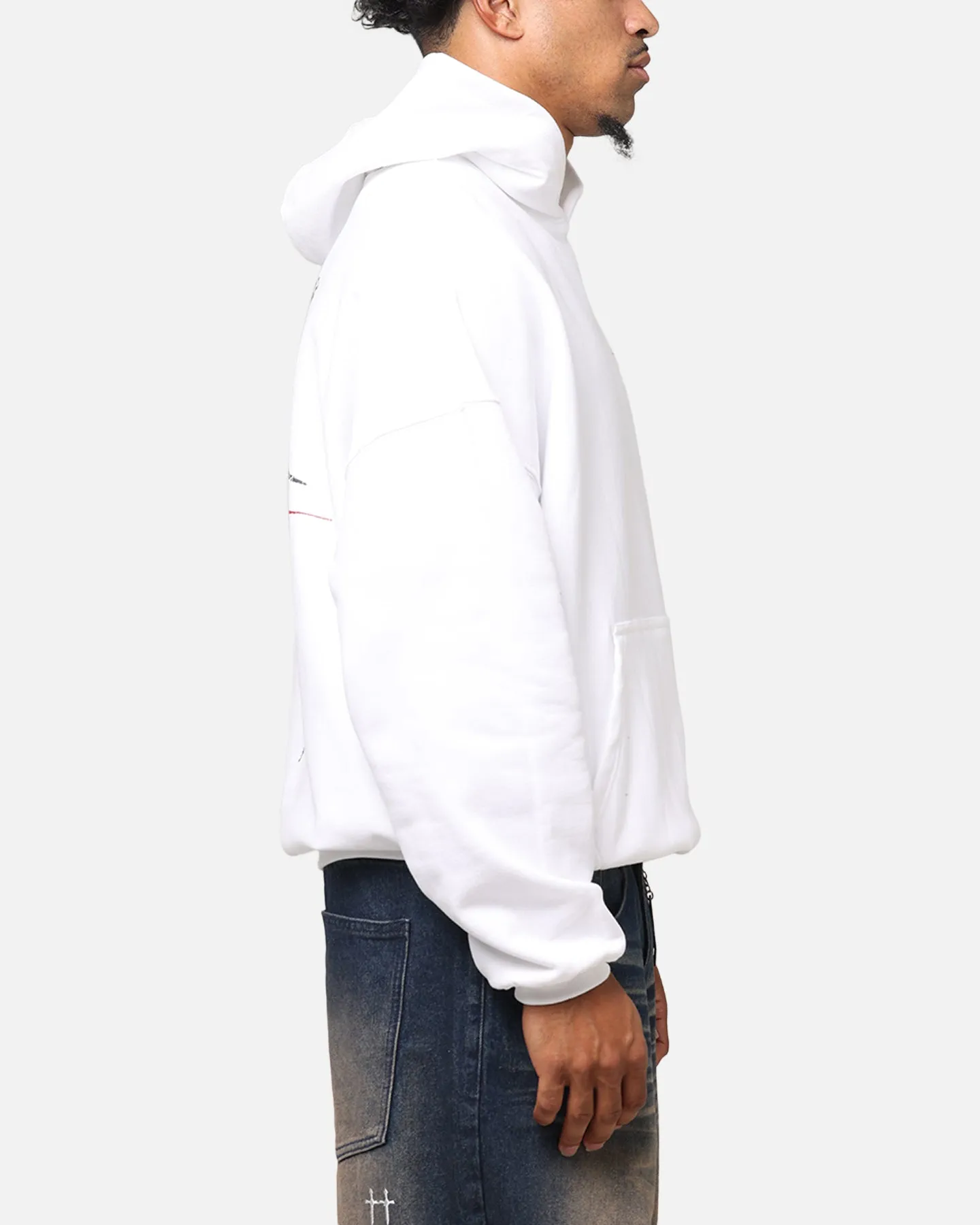 Saint Morta St Valentines Boxy Hoodie White Disrupt Cap