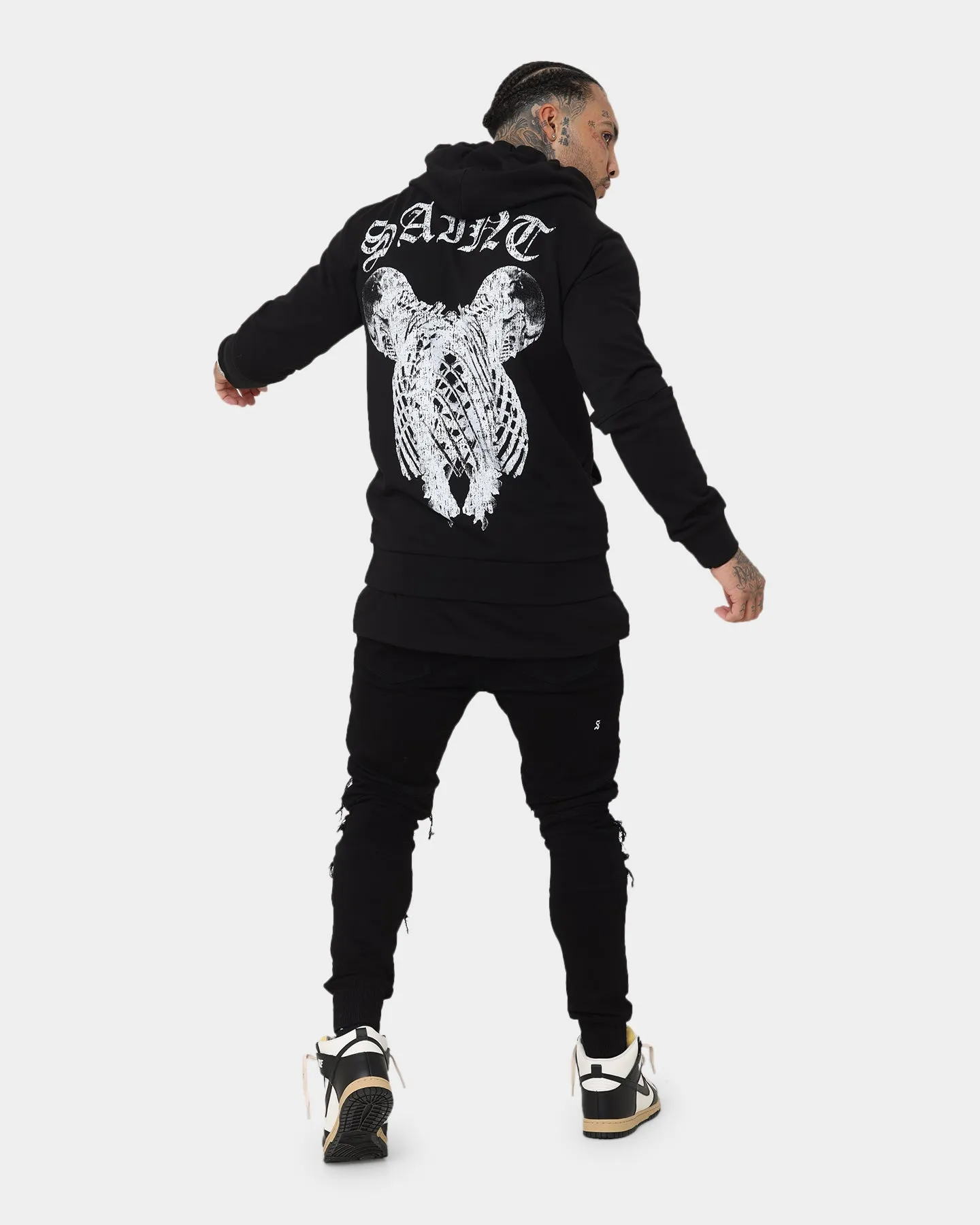 Saint Morta Undead Hoodie Black single layer