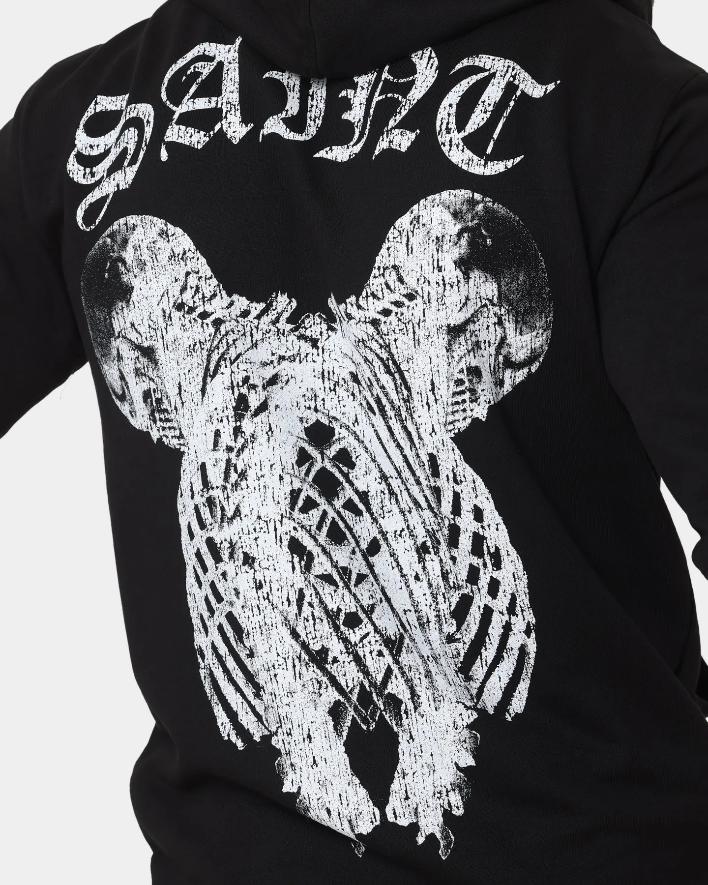Saint Morta Undead Hoodie Black Surf Wind Barrier