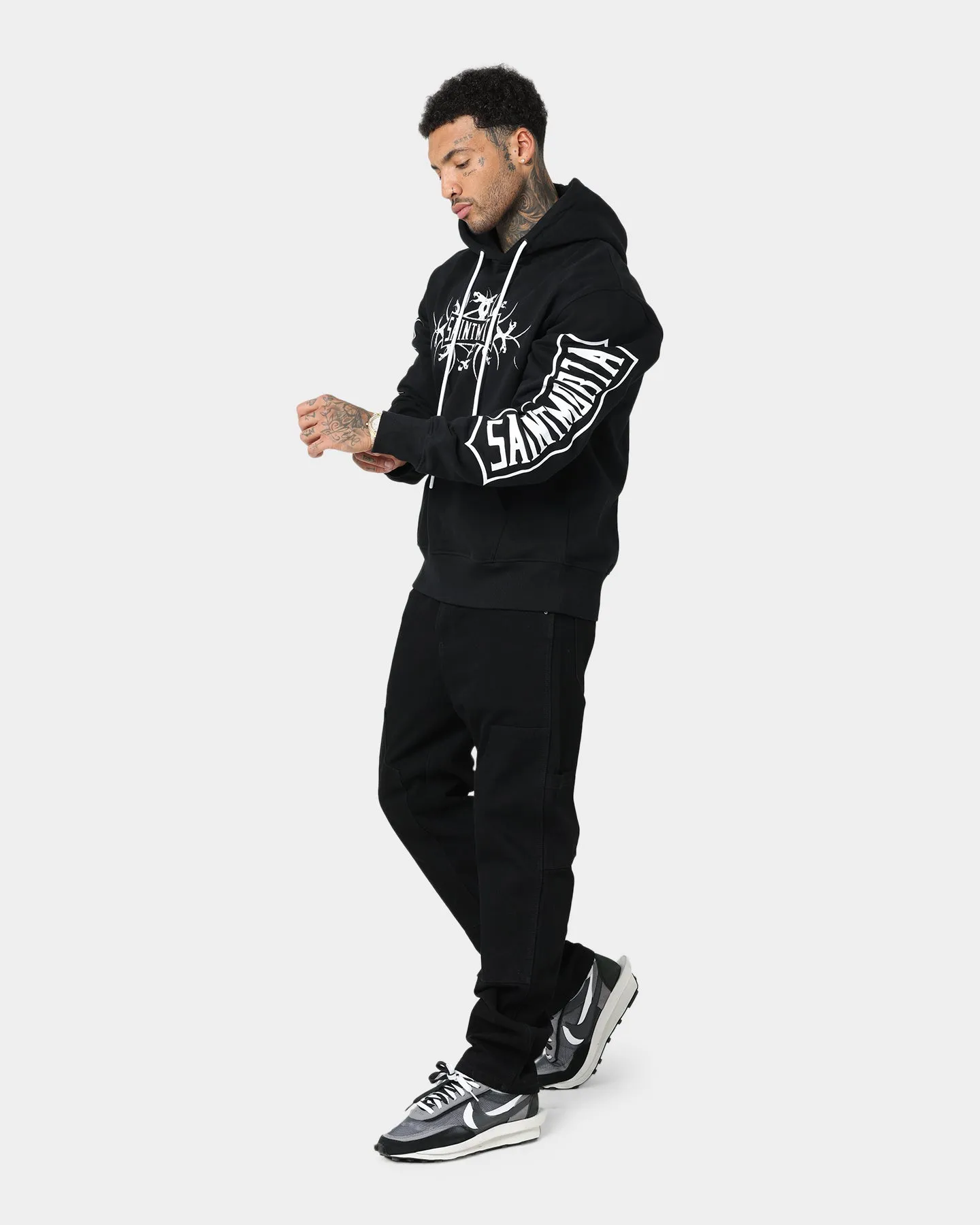 Saint Morta Venom Hoodie Black/White Father's Day