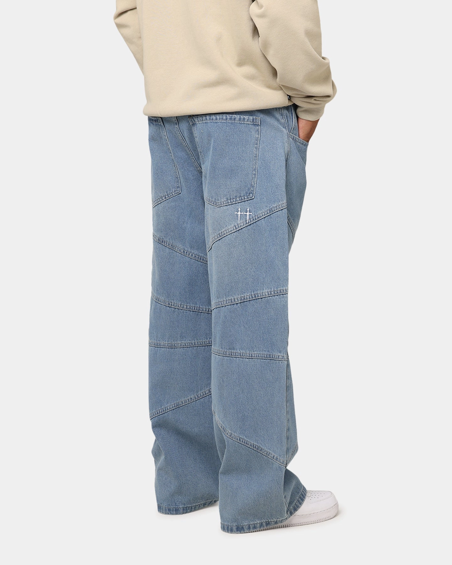 Saint Morta Amplus Armoury Jeans Mid Blue Casual Layering