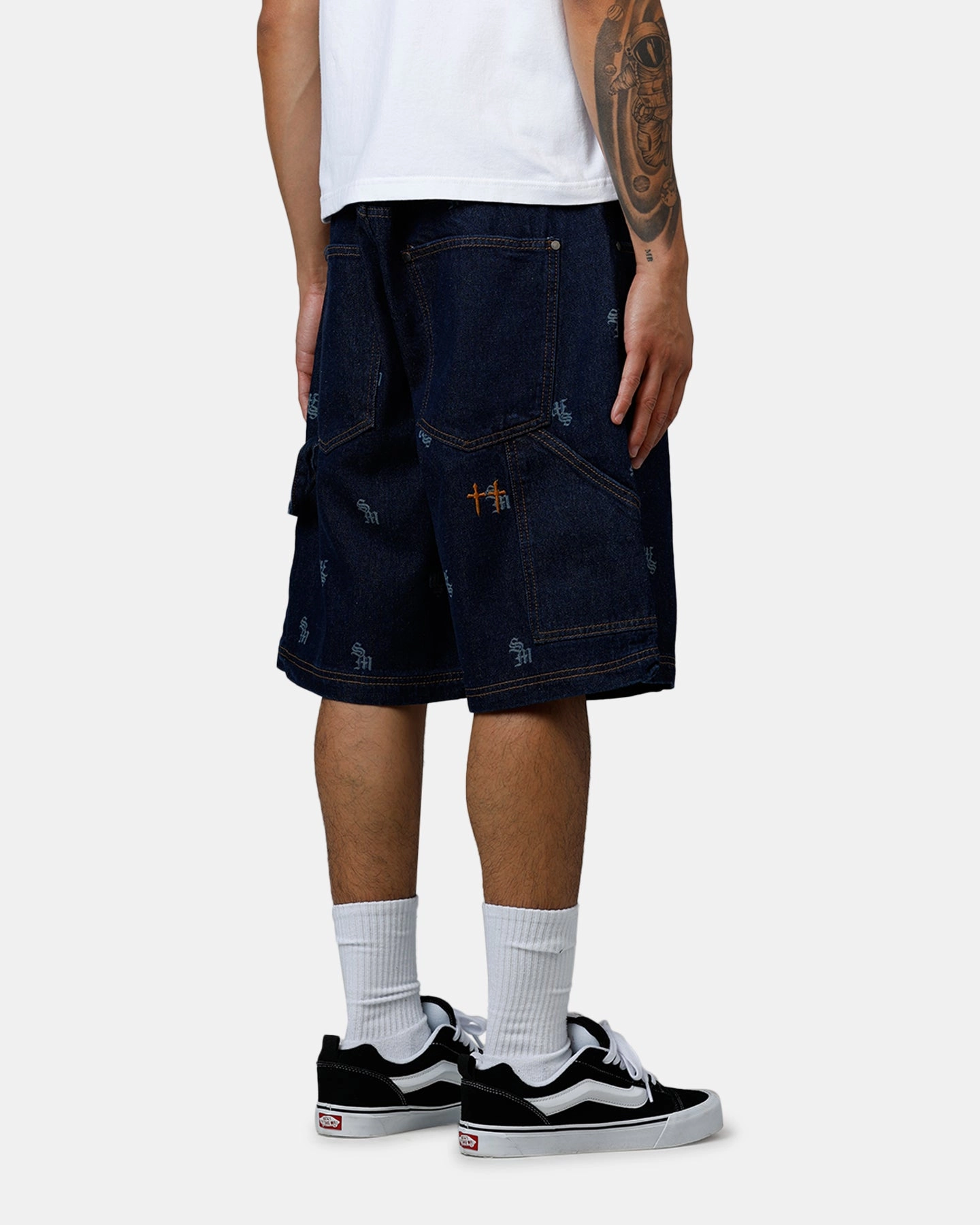 Breezy Fit Saint Morta Amplus Denim Jorts Indigo/Tan