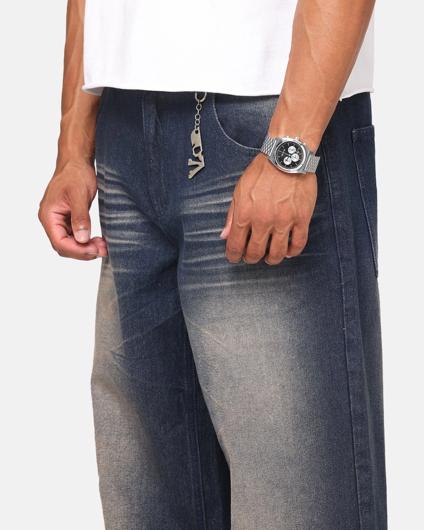 Saint Morta Amplus Jeans Antiquity Blue Quick Move Reflective details
