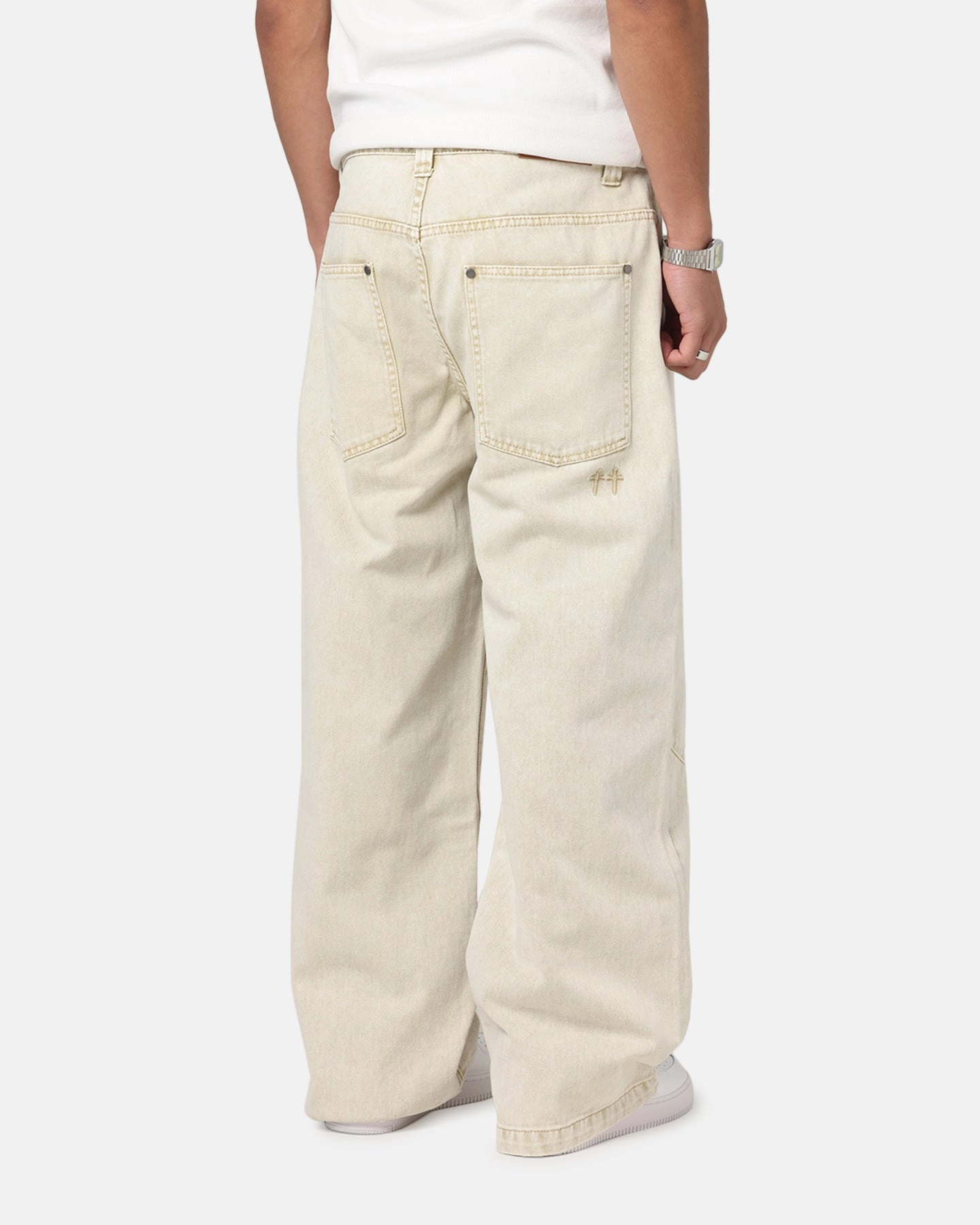 Saint Morta Amplus Jeans Dirty Blonde Neutral Style Durable Waistband