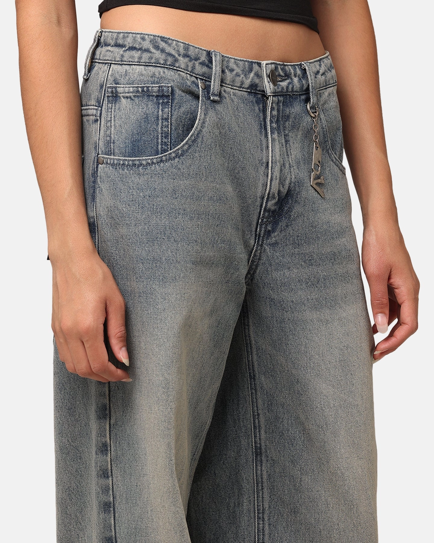 Saint Morta Amplus Jeans Dirty Denim Simple Utility Casual Style