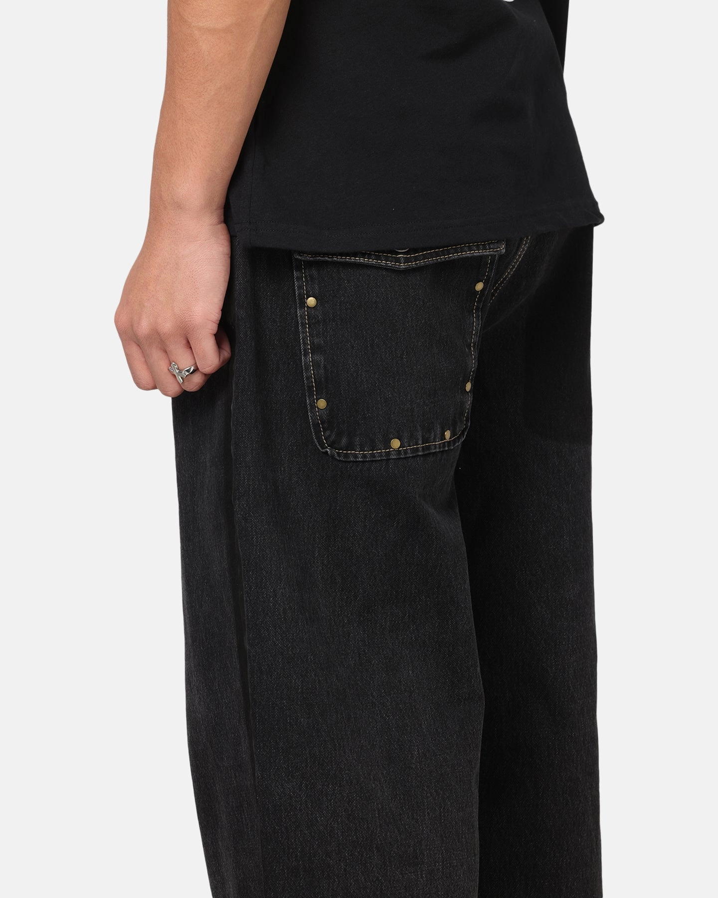 Saint Morta Amplus Rodeo Drive Recon Jeans Black Shadow Durable Weave