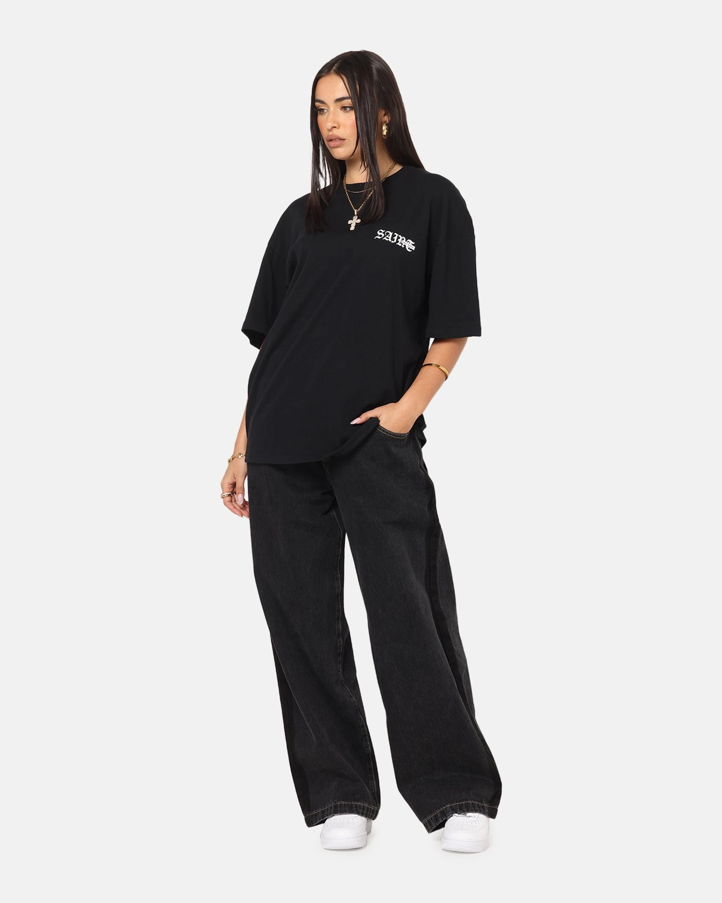 Textured Yarn Blends Saint Morta Amplus Rodeo Drive Recon Jeans Black Shadow