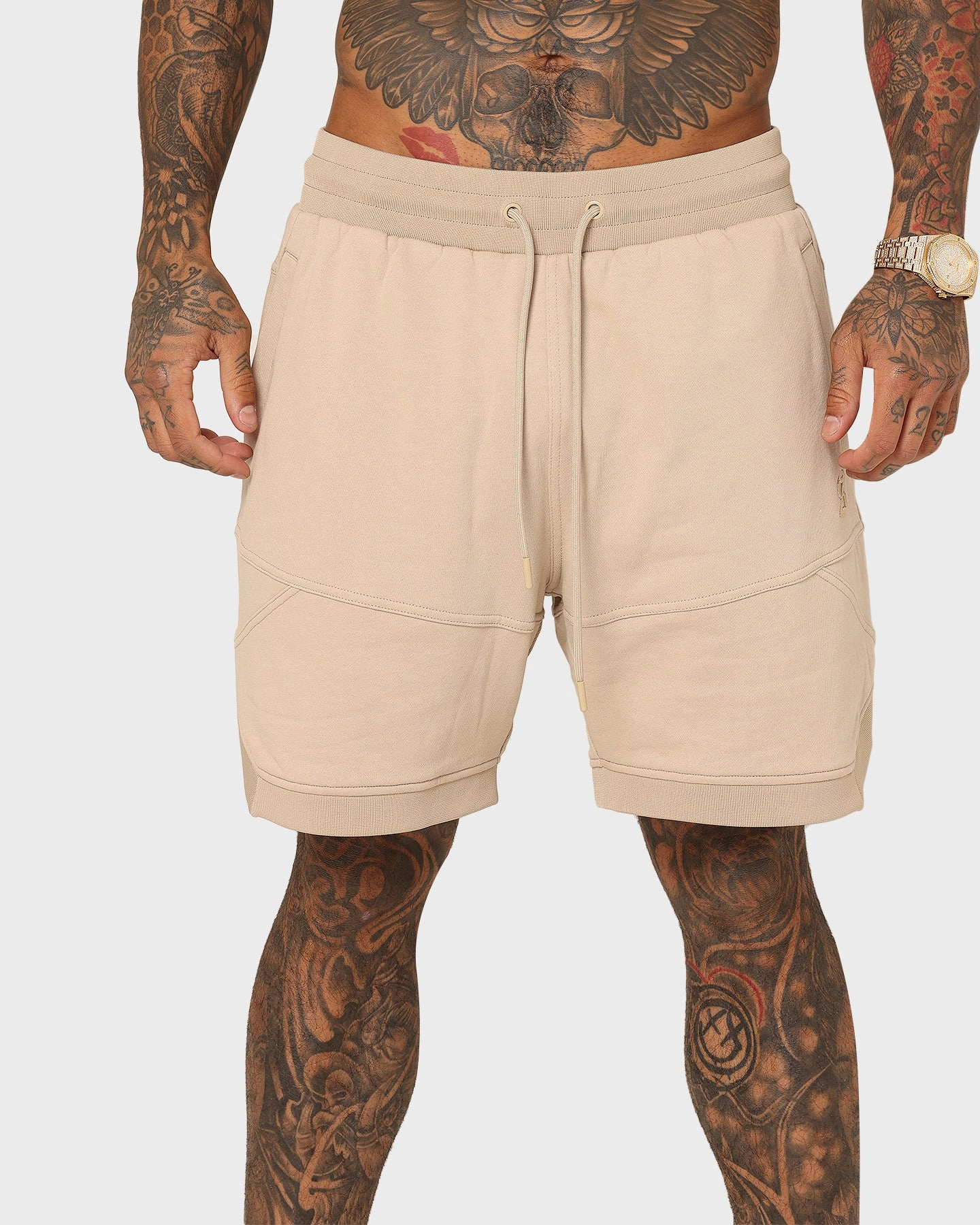 Saint Morta Annex Inset Basketball Shorts Stone desert style