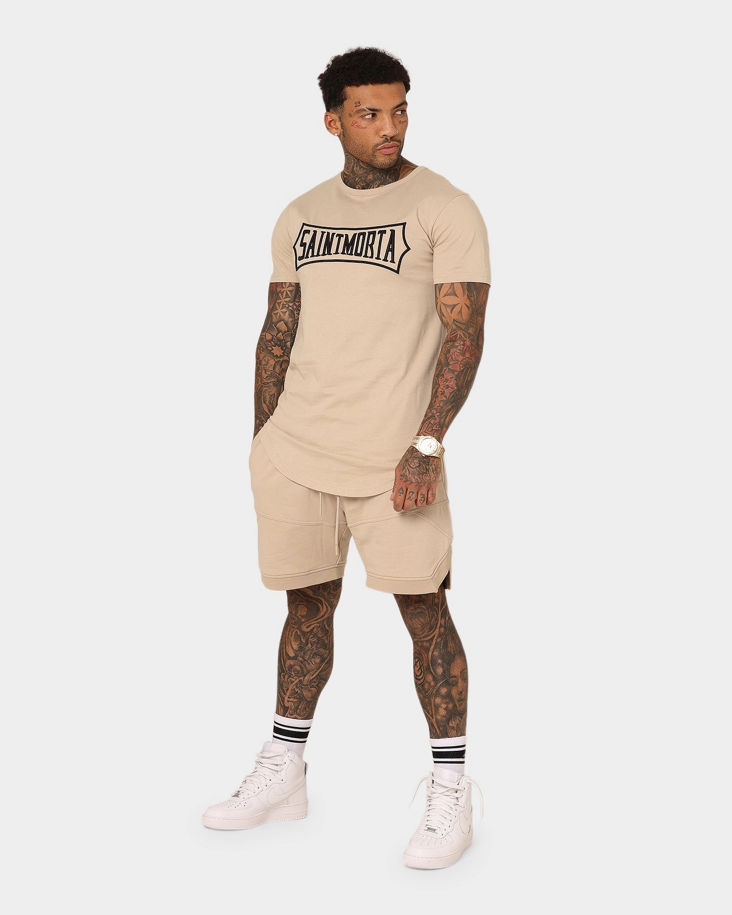 Sports use Saint Morta Annex Inset Basketball Shorts Stone