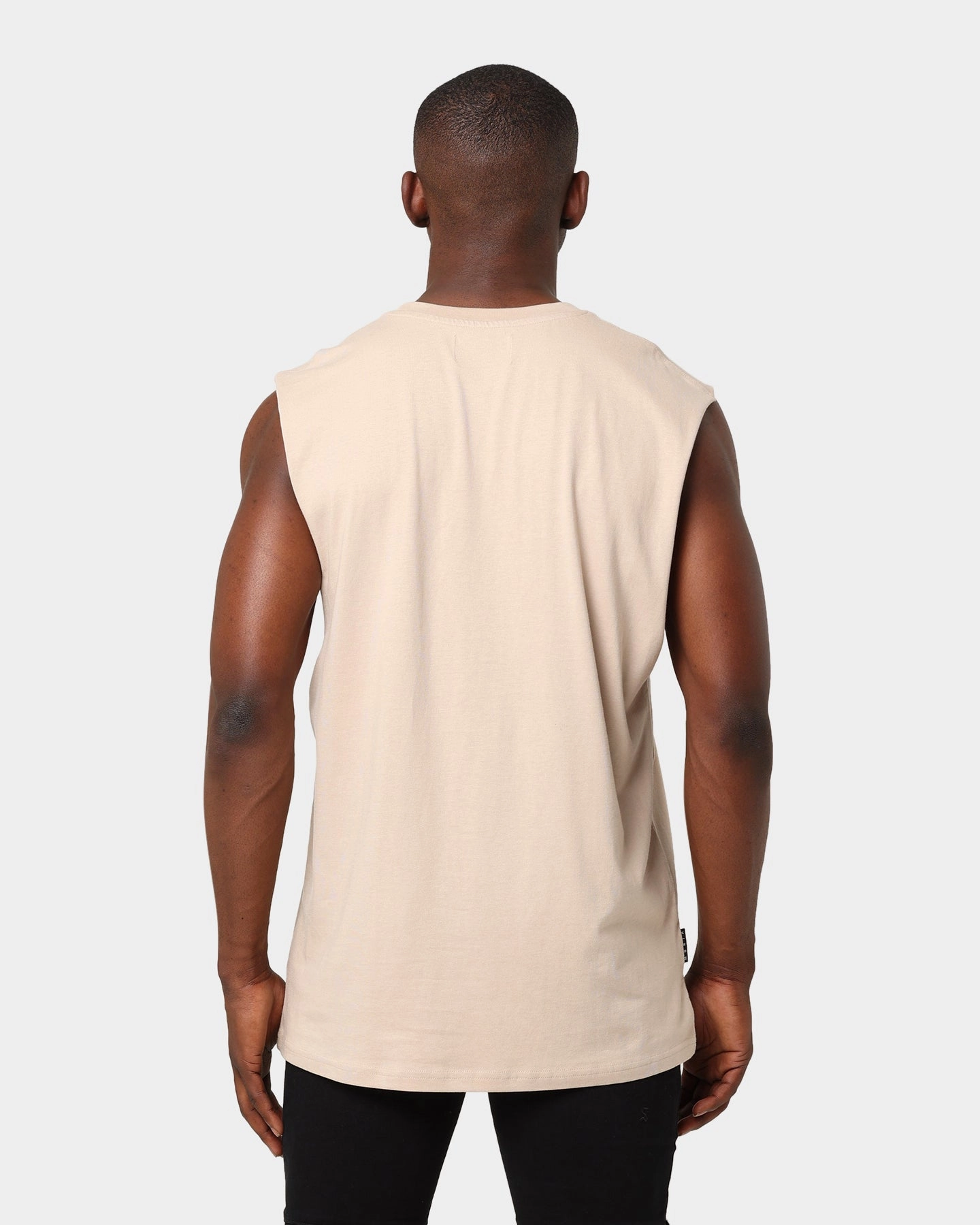Saint Morta Annex Premier Oversized Muscle T-Shirt Stone Cozy and Soft Camping practicality