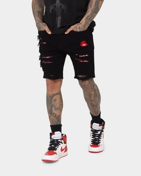 Fashion Fit Saint Morta Bandana Summum Shorts Black/Red