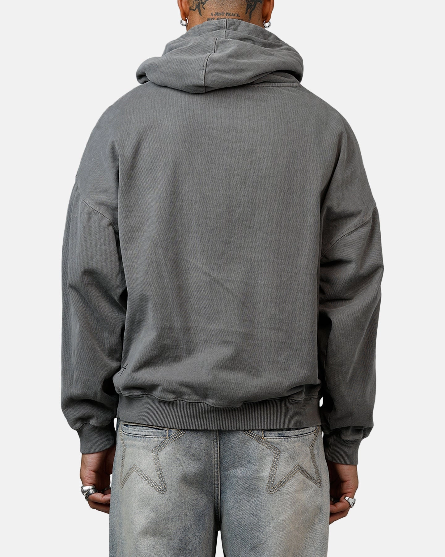 Saint Morta Black Doves Premium Hoodie Washed Charcoal Smart Layer countryside