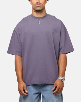 Saint Morta Boxy Vintage T-Shirt Washed Purple Cool and Chic