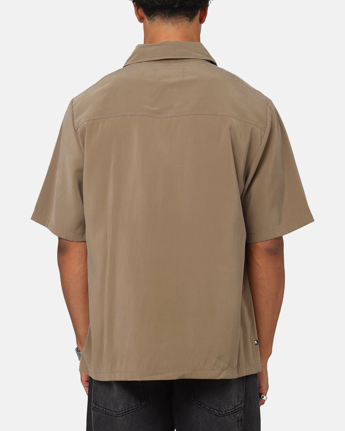 Everyday Outfit Smart Look Saint Morta Cargo Button Up Shirt Khaki Green