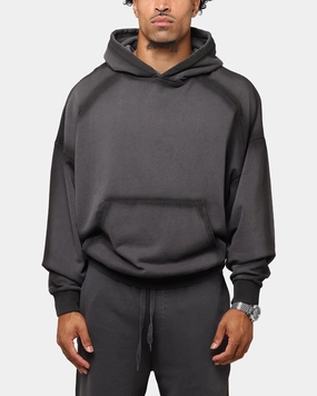 Cravat Saint Morta Contrast Wash Hoodie Black Wash