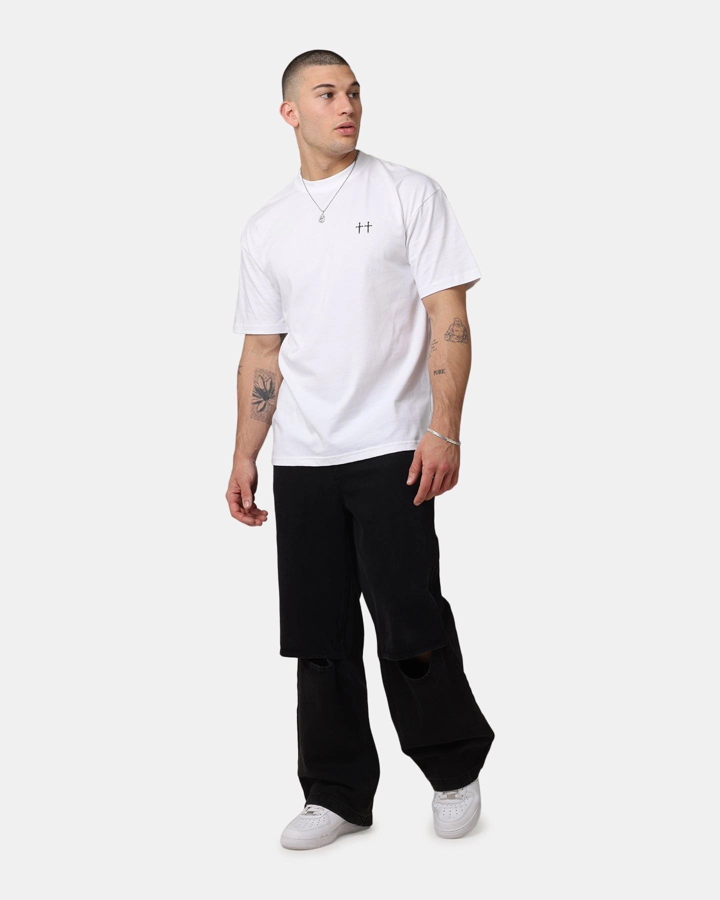 Saint Morta Covert Amplus Jeans Black Shadow Comfortable Look Wear