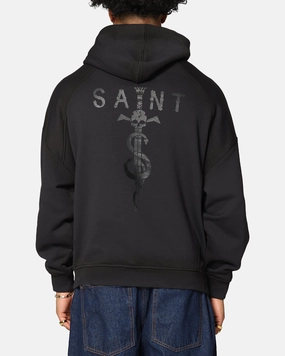 Saint Morta Daggers Premium Hoodie Contrast Black Sport Comfort