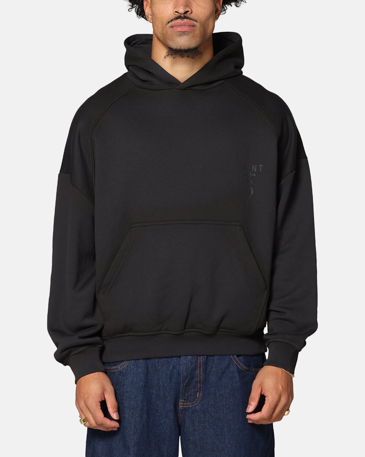 Stylish Comfort Metallic look Saint Morta Daggers Premium Hoodie Contrast Black