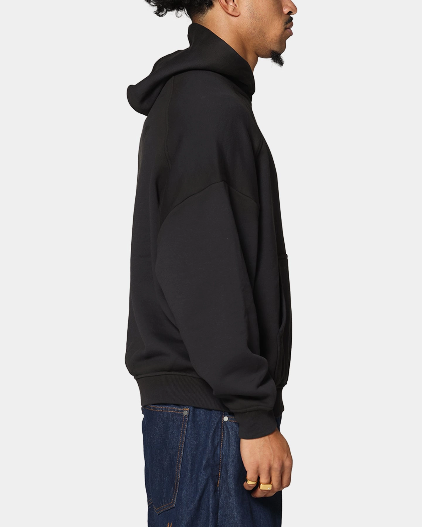 Zip Up Style Saint Morta Daggers Premium Hoodie Contrast Black