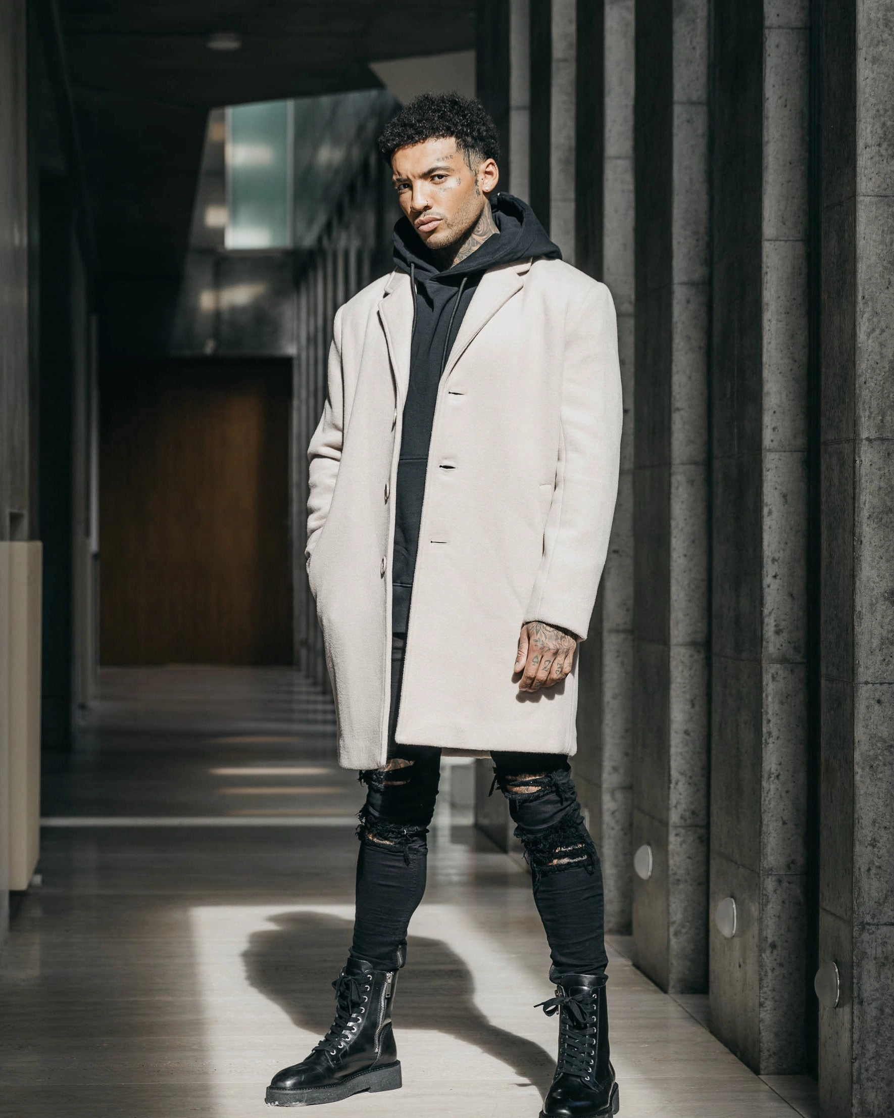 Esteem Magnetic Closure Details Saint Morta Desolation Coat Stone